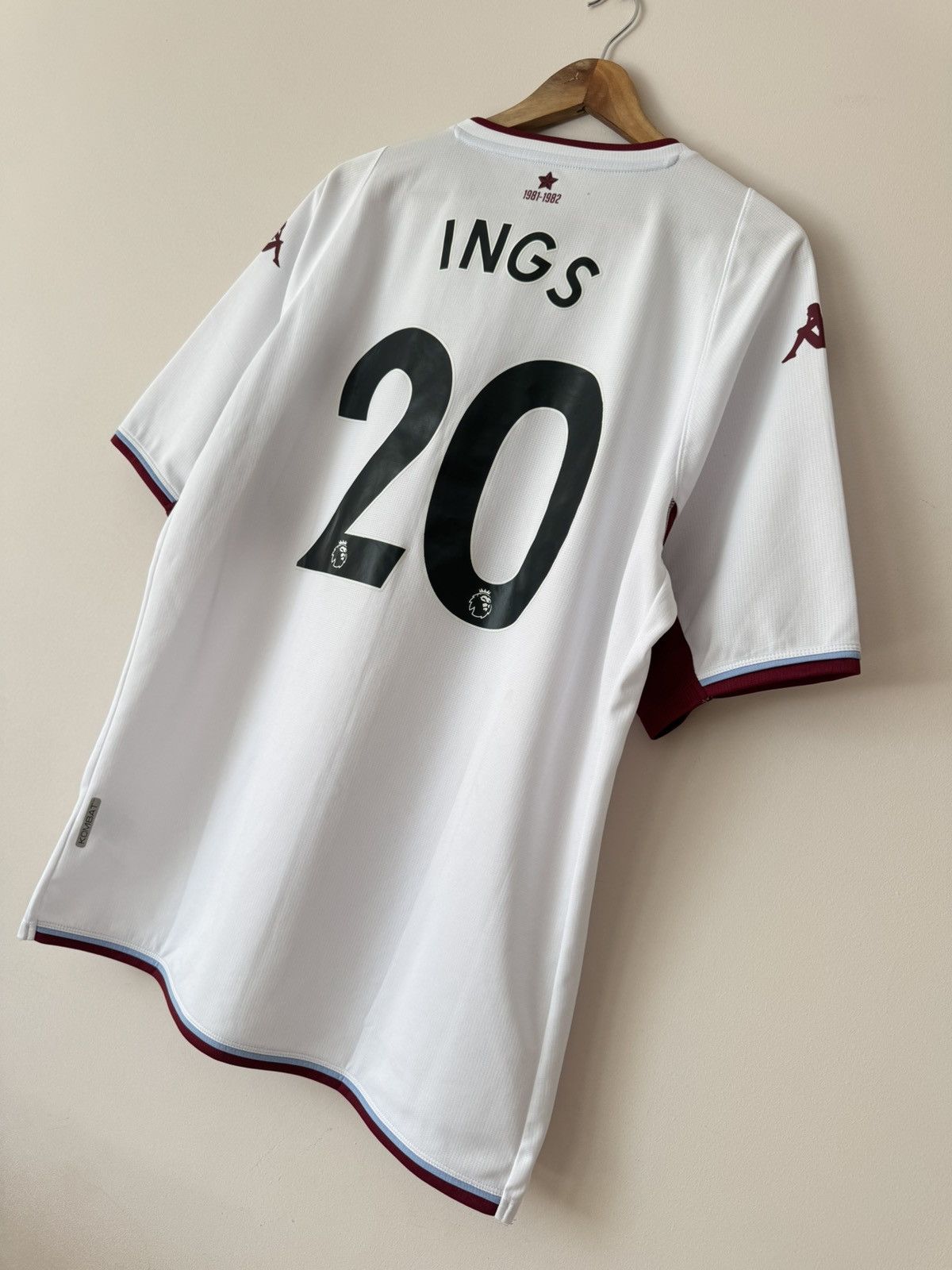 Kappa Ings #20 Aston Villa 2021-2022 Away Soccer Jersey Football Size US XXL / EU 58 / 5 - 4 Thumbnail