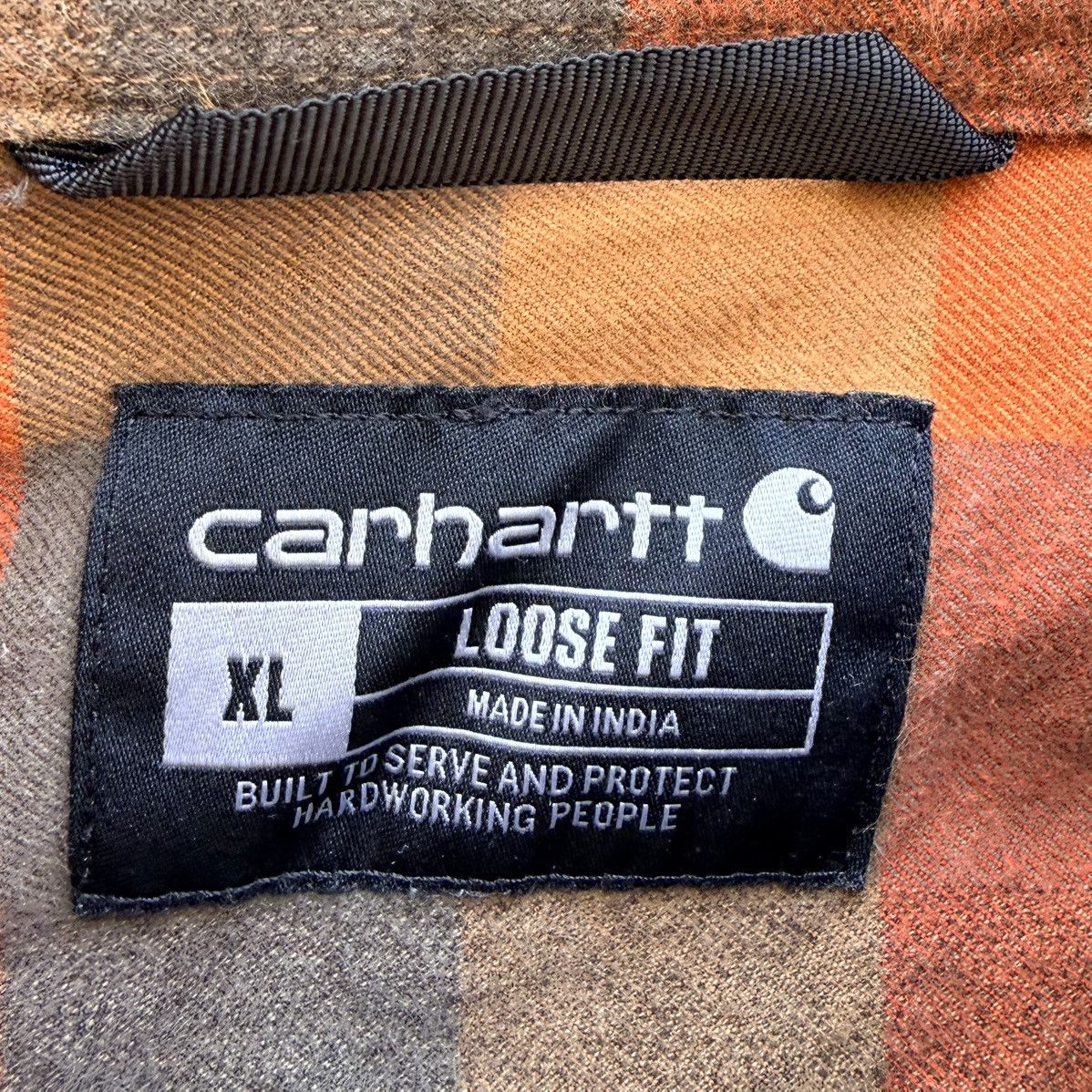 Carhartt Carhartt Loose Fit Men’s X-Large Flannel Button Up Plaid Size US XL / EU 56 / 4 - 3 Thumbnail