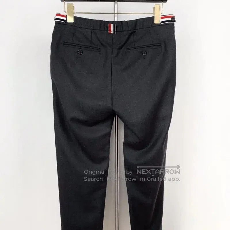 Thom Browne Thom Browne Classic Dark Gray Wool Casual Pants . Size US 38 / EU 54 - 2 Thumbnail