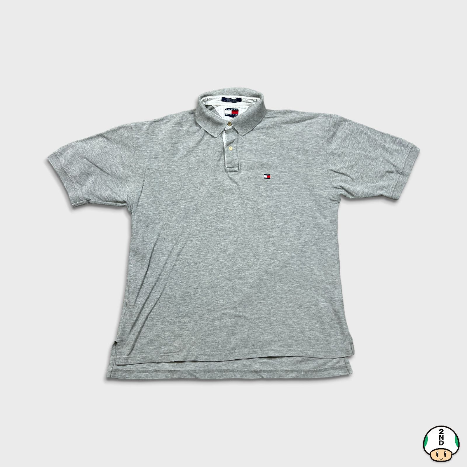 Tommy Hilfiger × Vintage Vintage 90s Tommy Hilfiger Shirt XL Tommy Flag Preppy Polo Size US XL / EU 56 / 4 - 1 Thumbnail