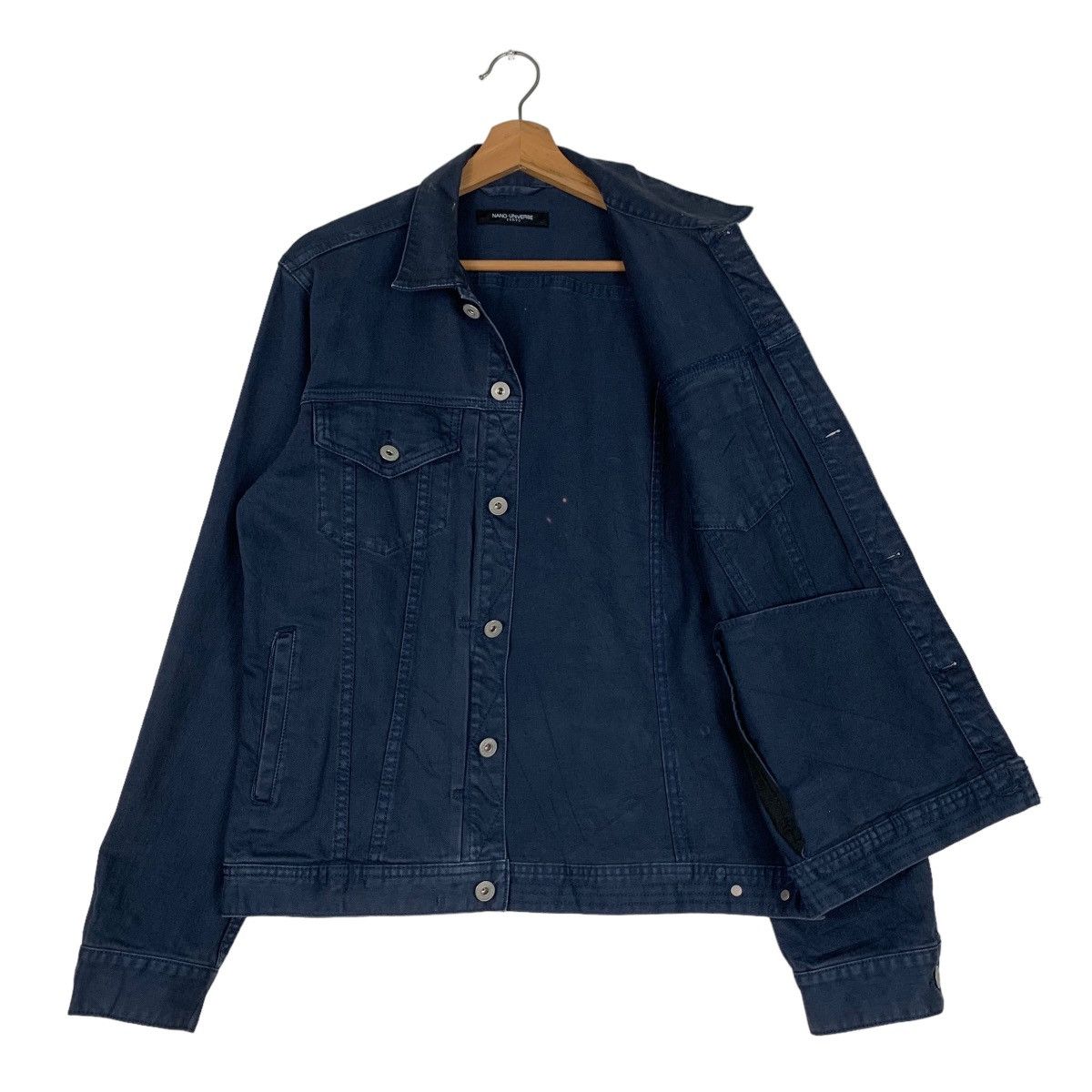 Japanese Brand NANO UNIVERSE Tokyo Type 3 Cotton Jacket #0913-C41 Size US L / EU 52-54 / 3 - 7 Thumbnail