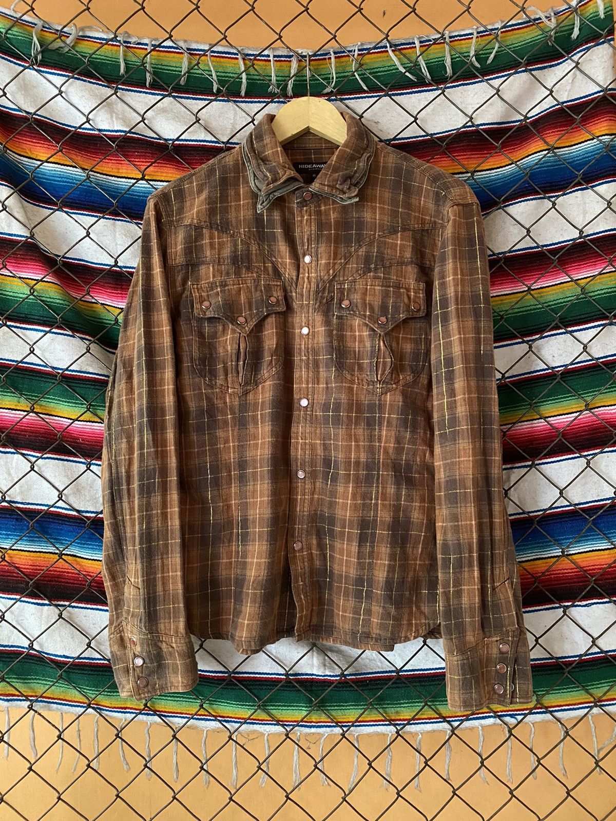 Japanese Brand × Nicole Club Hide aways nicole club flannel shirt Size US M / EU 48-50 / 2 - 1 Thumbnail
