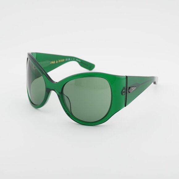 Rag & Bone Rag & Bone RNB6004/S 01ED QT Sunglasses Green Frame Size ONE SIZE - 1 Thumbnail