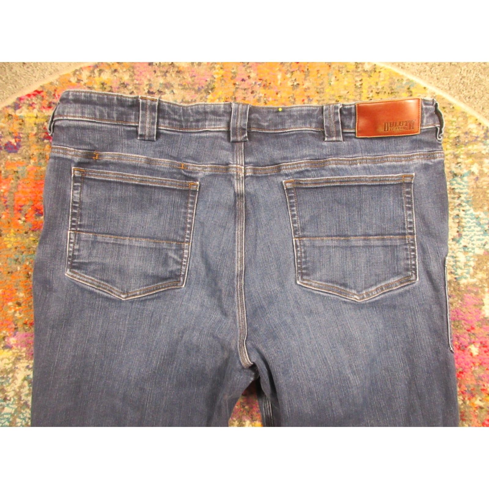 Doublet Duluth Ballroom Double Flex Jeans Carpenter Jeans Mens 42x32 Stretch Denim Blue 5-Pocket Relaxed Regular Size US 42 / EU 58 - 7 Thumbnail