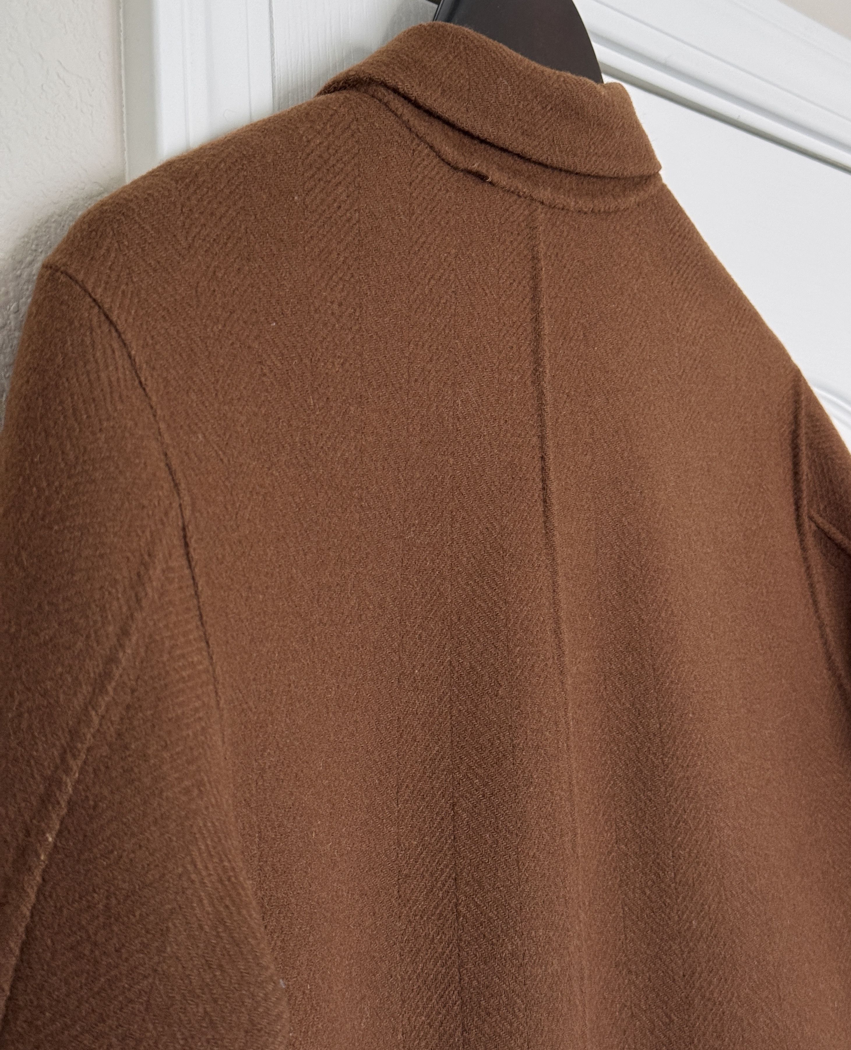 Vince Wool Coat Cashmere Brown Long Jacket Size US S / EU 44-46 / 1 - 4 Thumbnail
