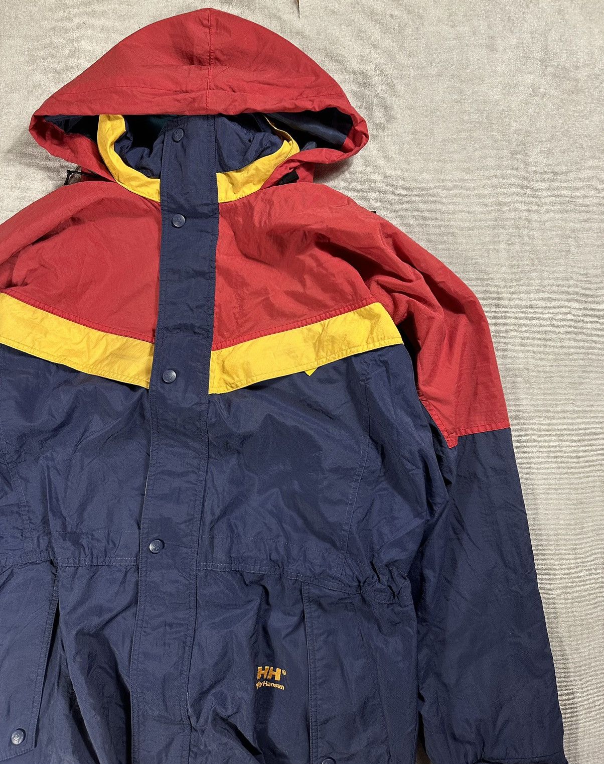 Helly Hansen Helly Hansen Vintage Waterproof Windbreaker Jacket Size US L / EU 52-54 / 3 - 2 Thumbnail