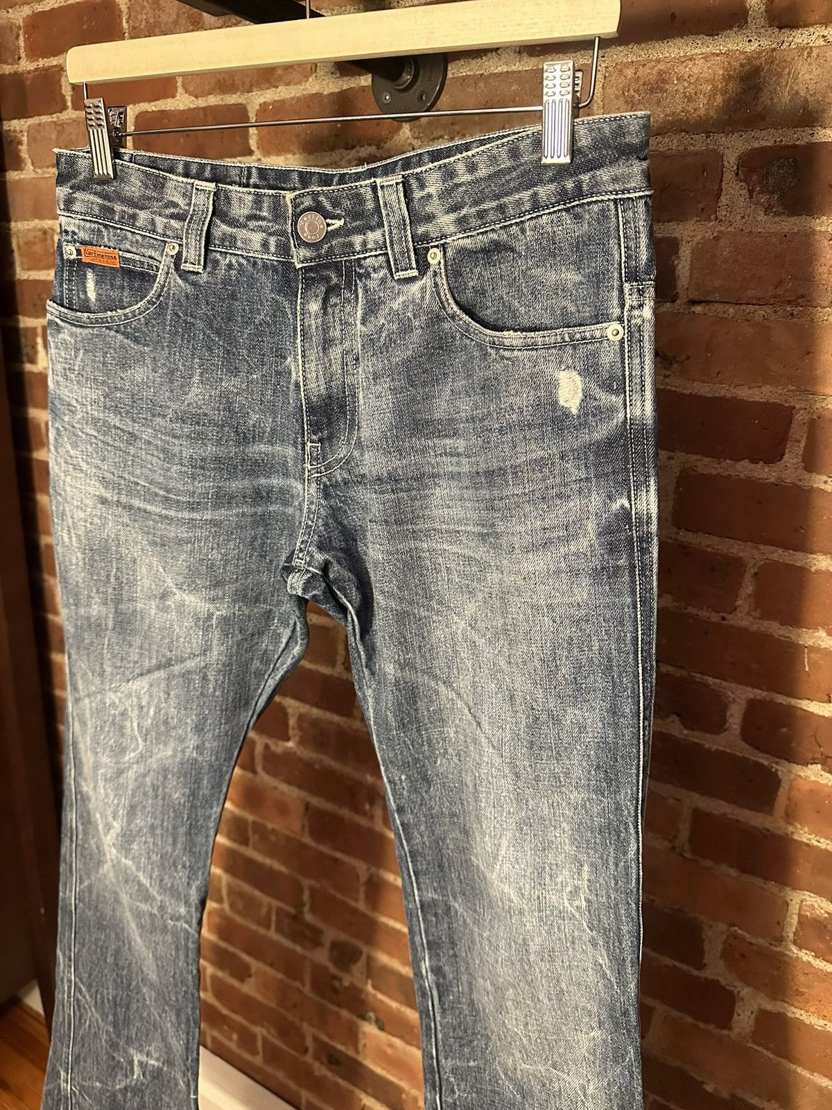 Martine Rose Marble Wash Boot Cut Jeans Size US 29 - 4 Thumbnail