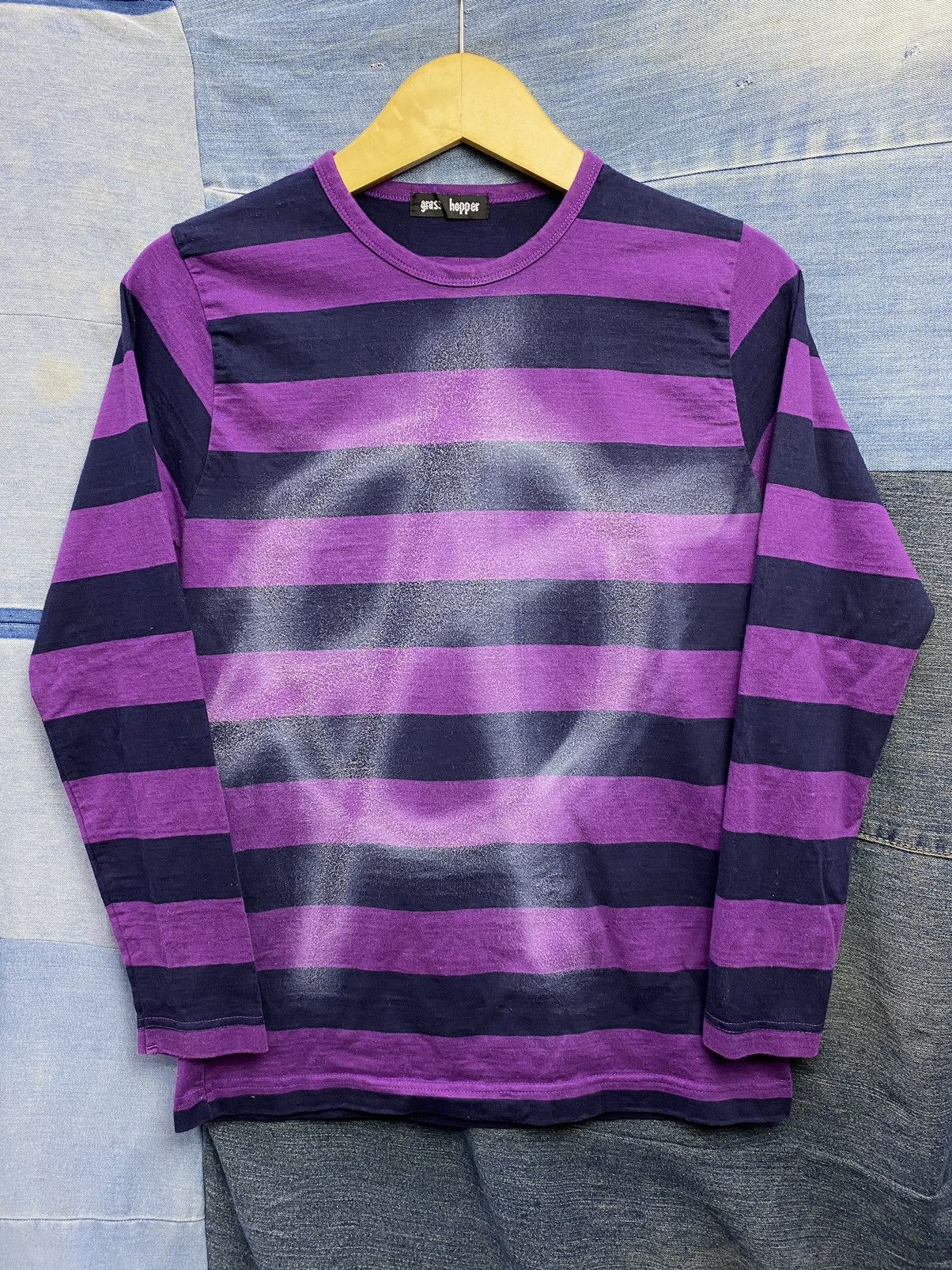 Hysteric Glamour × If Six Was Nine × Japanese Brand undefined gross hopper peace stripe longsleeve Size US S / EU 44-46 / 1 - 2 Thumbnail