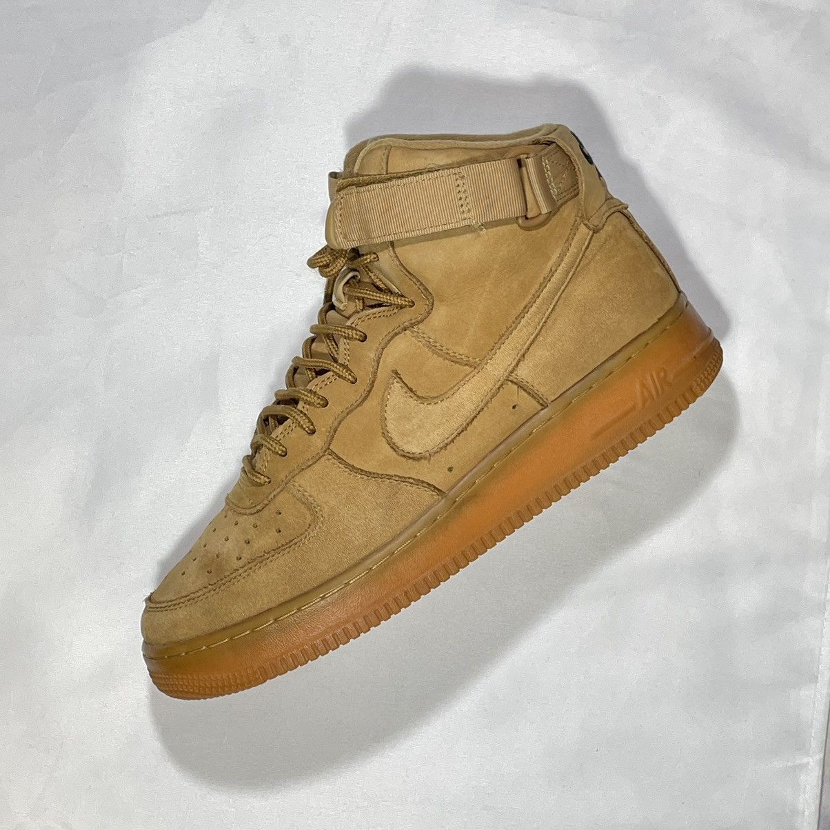 Nike Nike Air Force 1 Brown High Flax Size US 10 / EU 43 - 3 Thumbnail