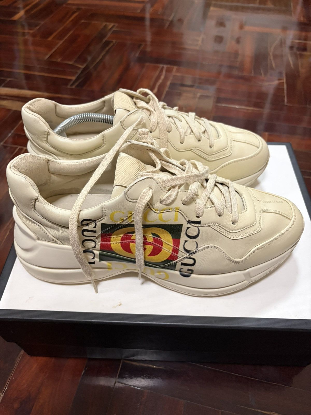 Gucci Gucci Rhyton Leather Sneakers Size US 9 / EU 42 - 12 Thumbnail