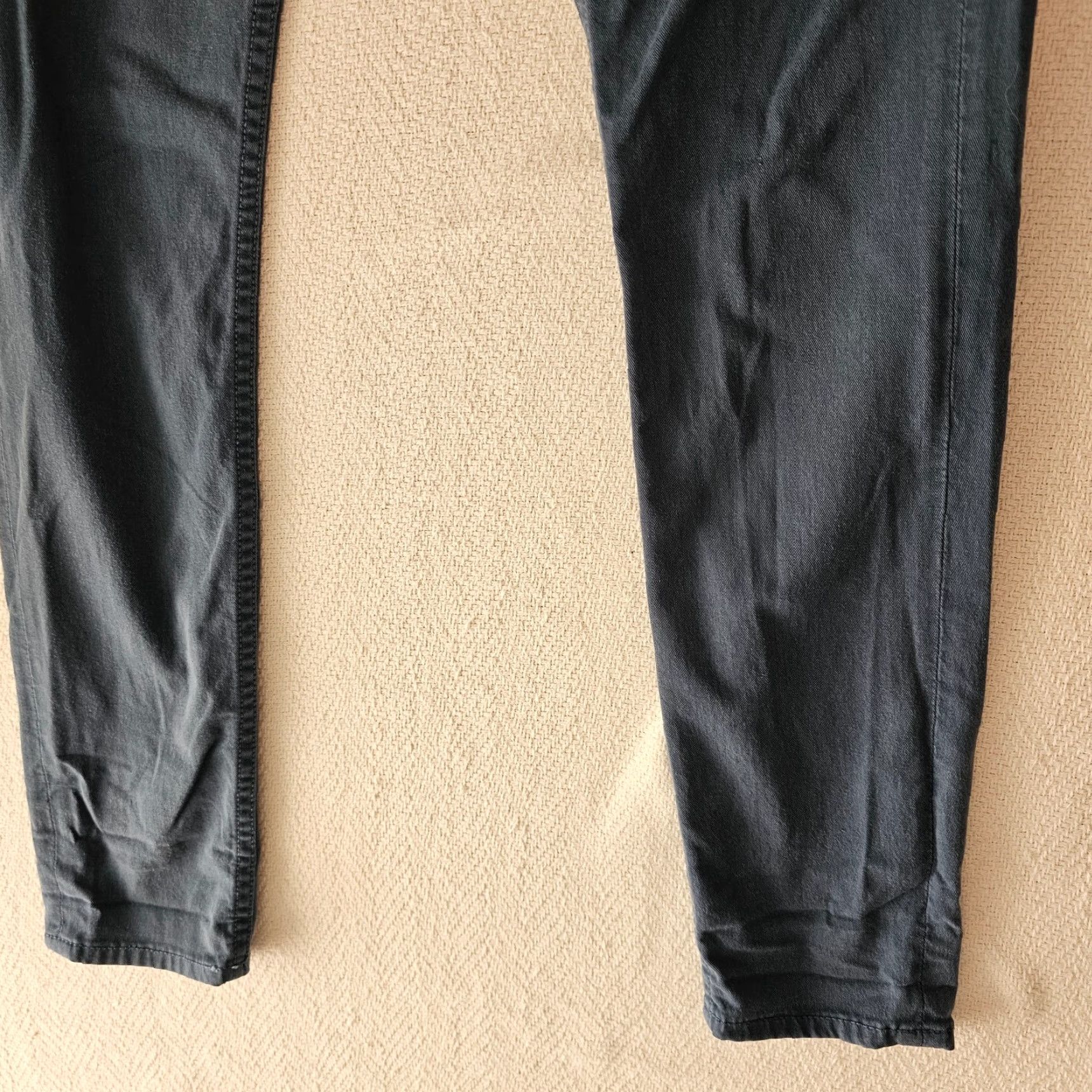 Vintage VINTAGE Babakul Chino Pants Women 29 Blue Stretch Zipper Metal Rivet Accents Size 29" - 2 Thumbnail