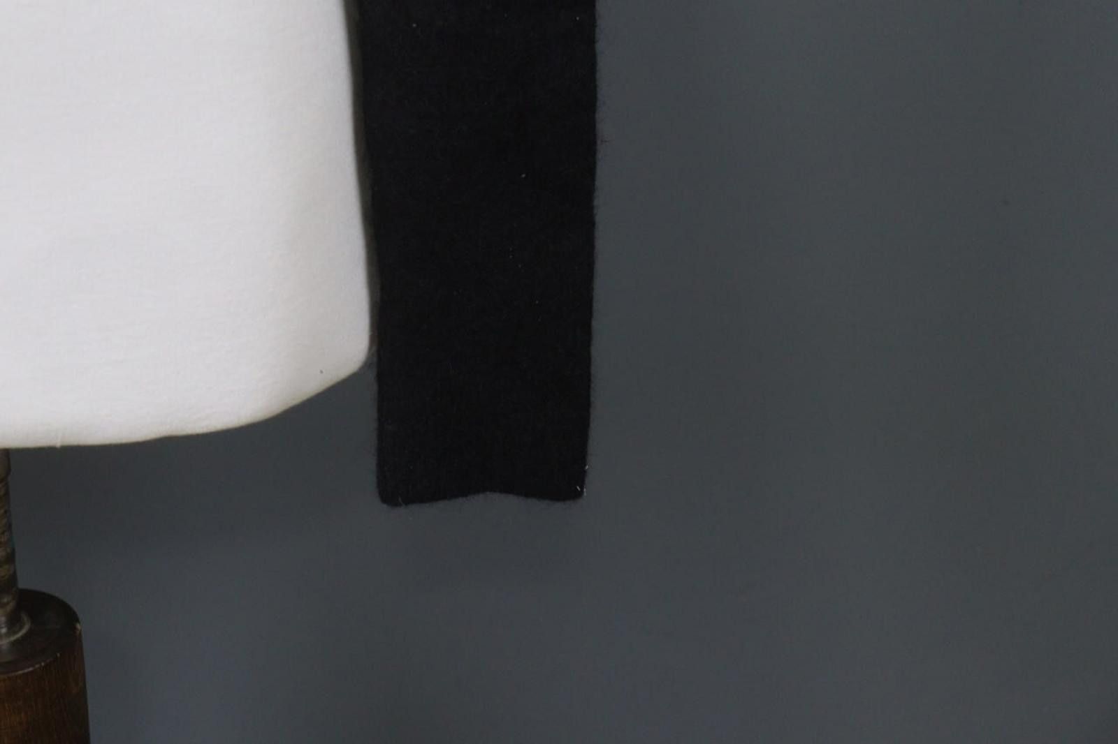 Allsaints AllSaints Black Wool Crew Neck Cropped Sweater Size L Size L / US 10 / IT 46 - 4 Thumbnail
