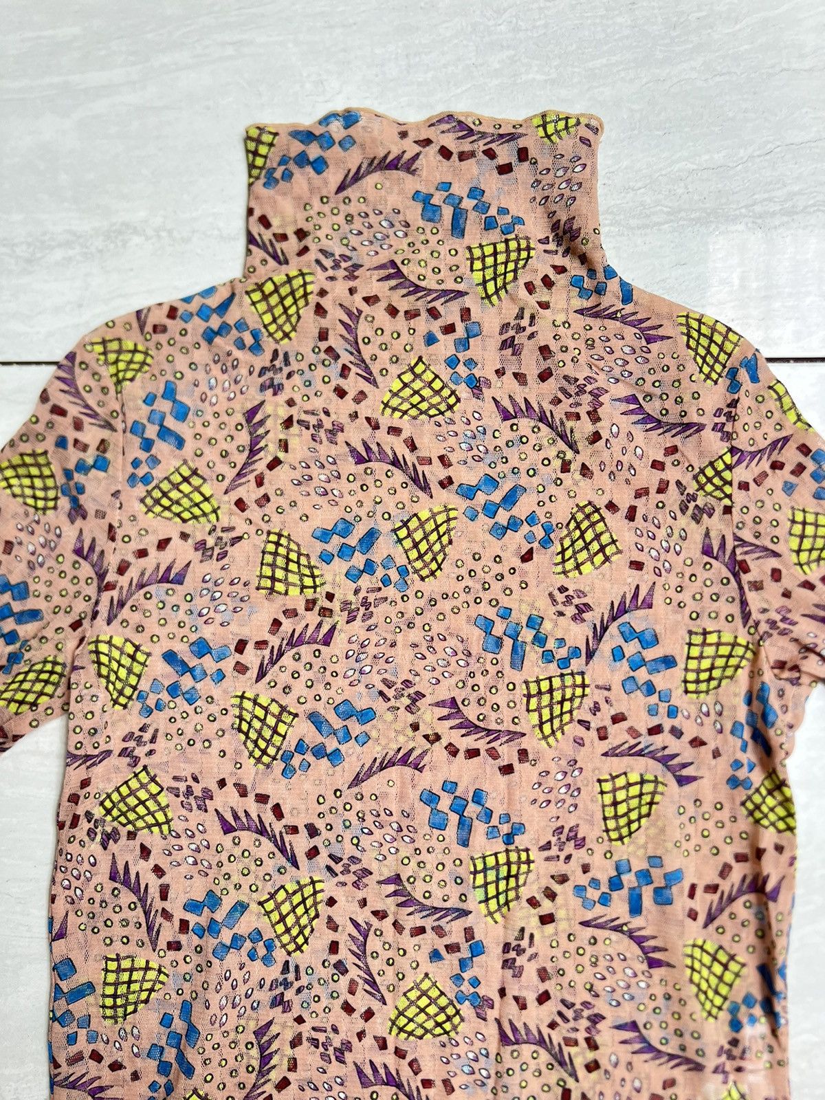 Hiroko Koshino Homme TRUNK HIROKO KOSHINO Mesh T-shirt Size US XS / EU 42 / 0 - 8 Thumbnail