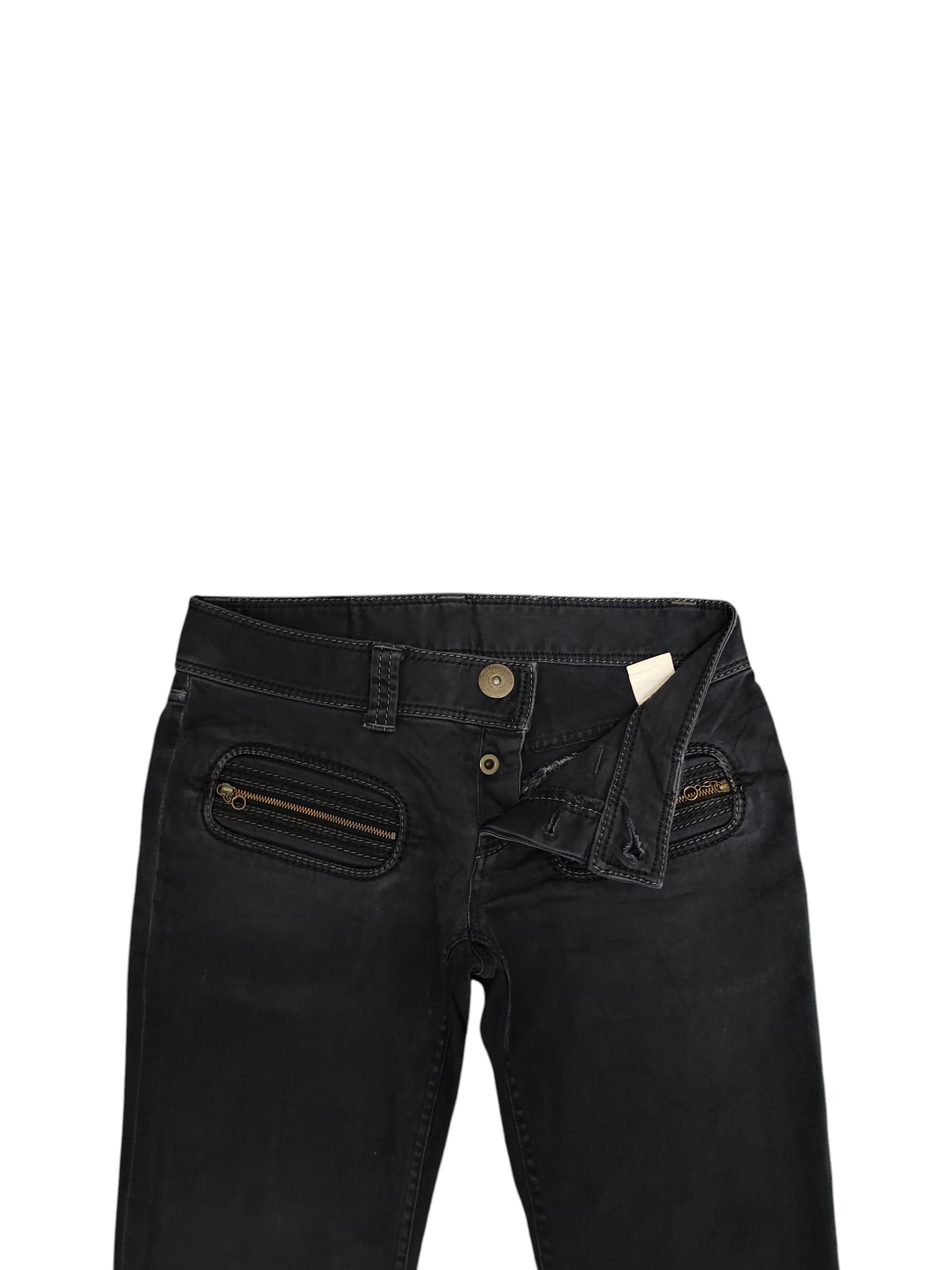 Hysteric Glamour Vintage 90s Hysteric Glamour Black Faded Denim Pant Low Rise Size US 29 - 7 Thumbnail