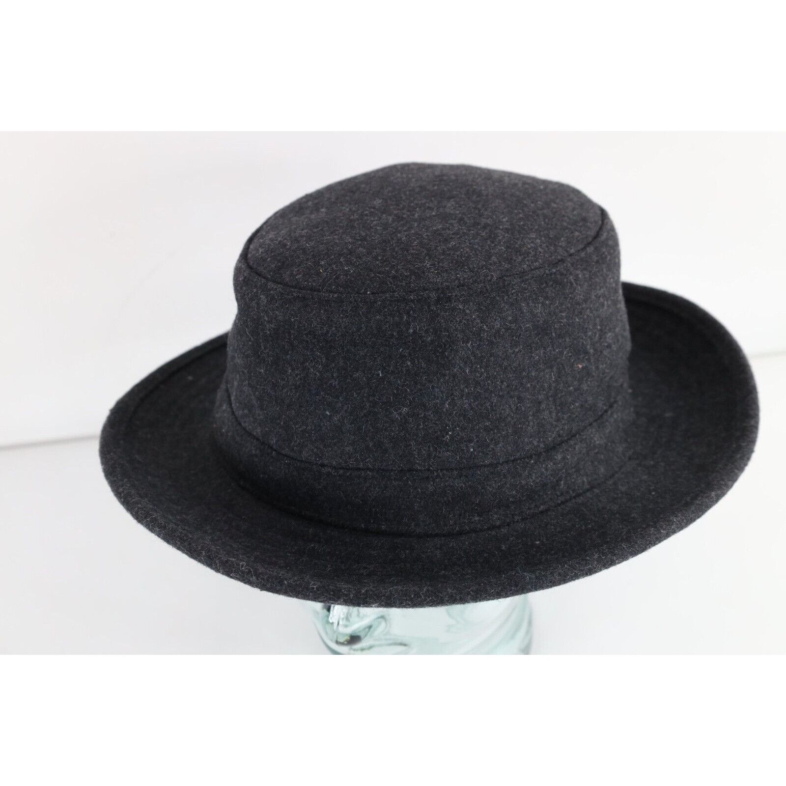 Vintage Duluth Trading Co Blank Wool Blend Winter Crusher Fedora Hat Size ONE SIZE - 2 Thumbnail