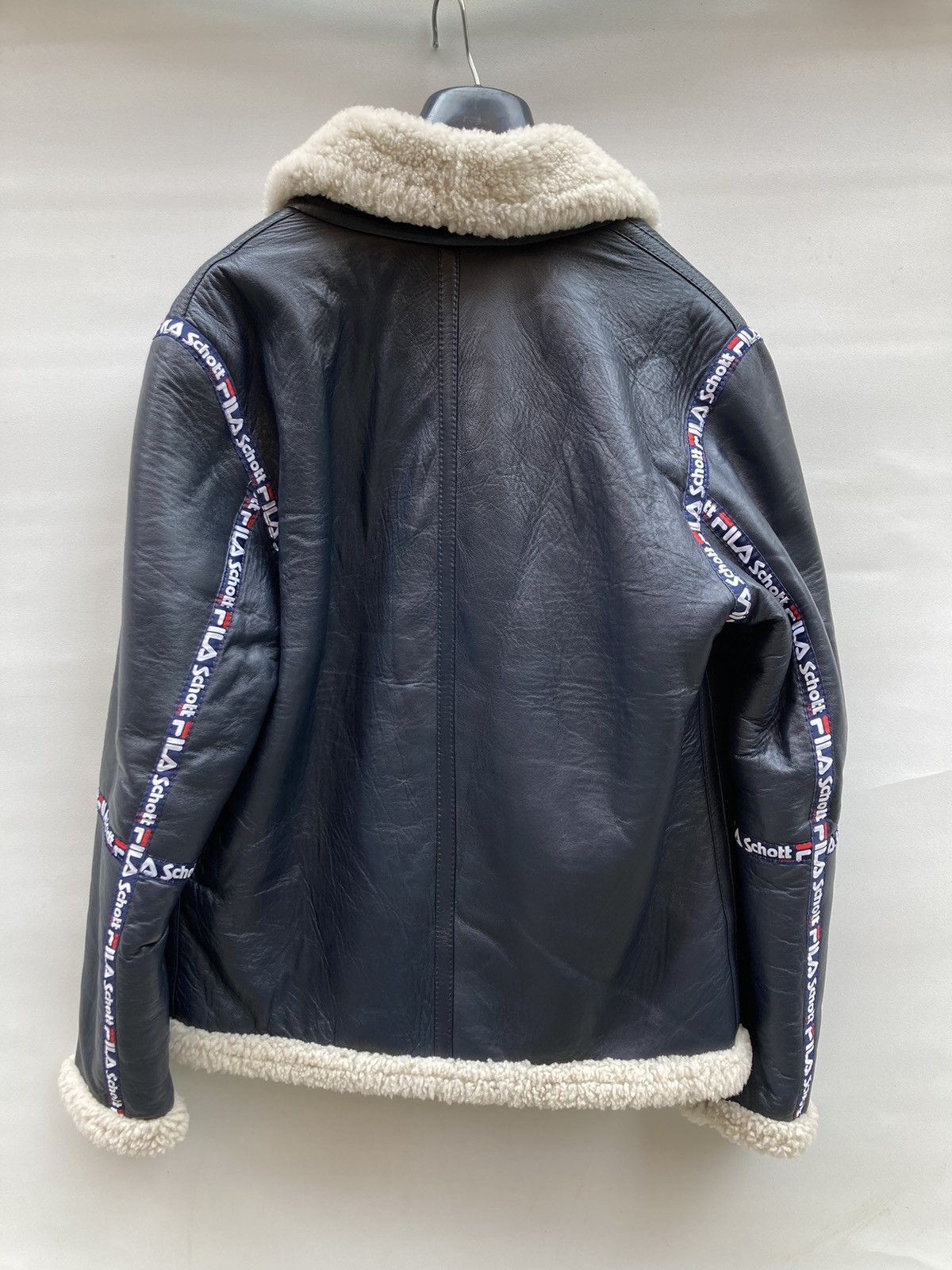 Schott Beautiful Schott Fila aviator jacket - Warm & stylish Size 42L - 8 Thumbnail