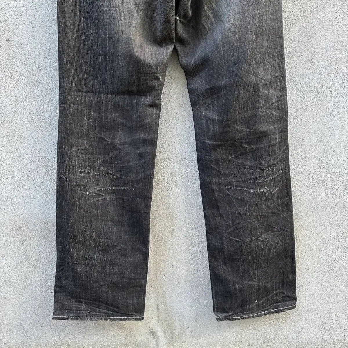 Denime DENIM LAB JEANS RIPPED JAPANESE RARE DENIM VINTAGE PANTS Size US 33 - 16 Thumbnail