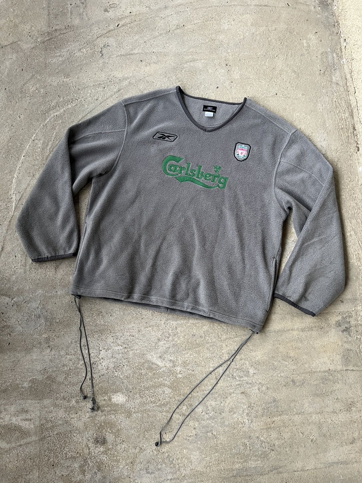 Reebok Vintage Reebok Liverpool Carlsberg Fotball Fleece Sweatshirt Size US XL / EU 56 / 4 - 1 Thumbnail