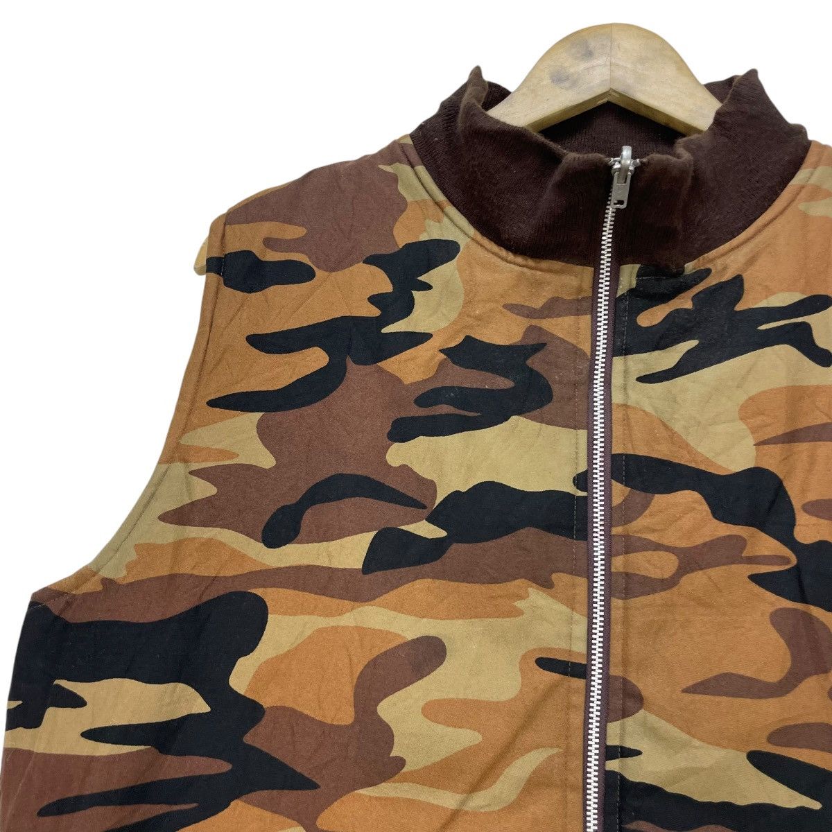 Japanese Brand 💥Haze Hyperformance Reversible Camo Padded Vest Jacket Size US M / EU 48-50 / 2 - 3 Thumbnail