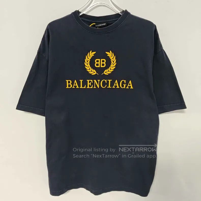 Balenciaga Balenciaga Wheat Short Sleeve Size US S / EU 44-46 / 1 - 1 Thumbnail