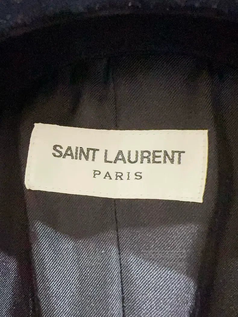 Saint Laurent Paris Saint Laurent Paris Shawl Collar Wool Coat Size US S / EU 44-46 / 1 - 3 Thumbnail