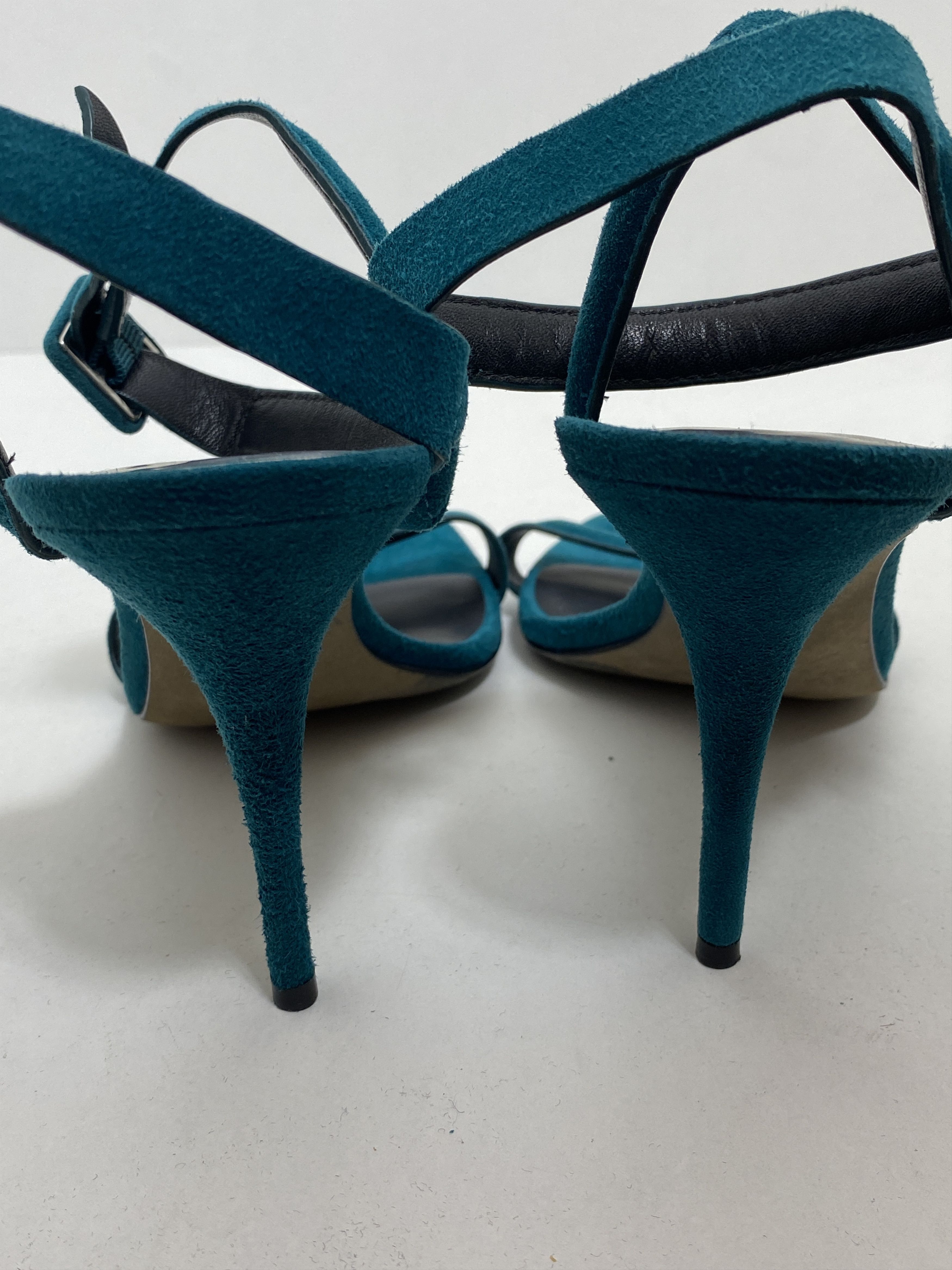 Alexander Wang Alexander Wang Turquoise Suede Heels Size US 10 / IT 40 - 4 Thumbnail