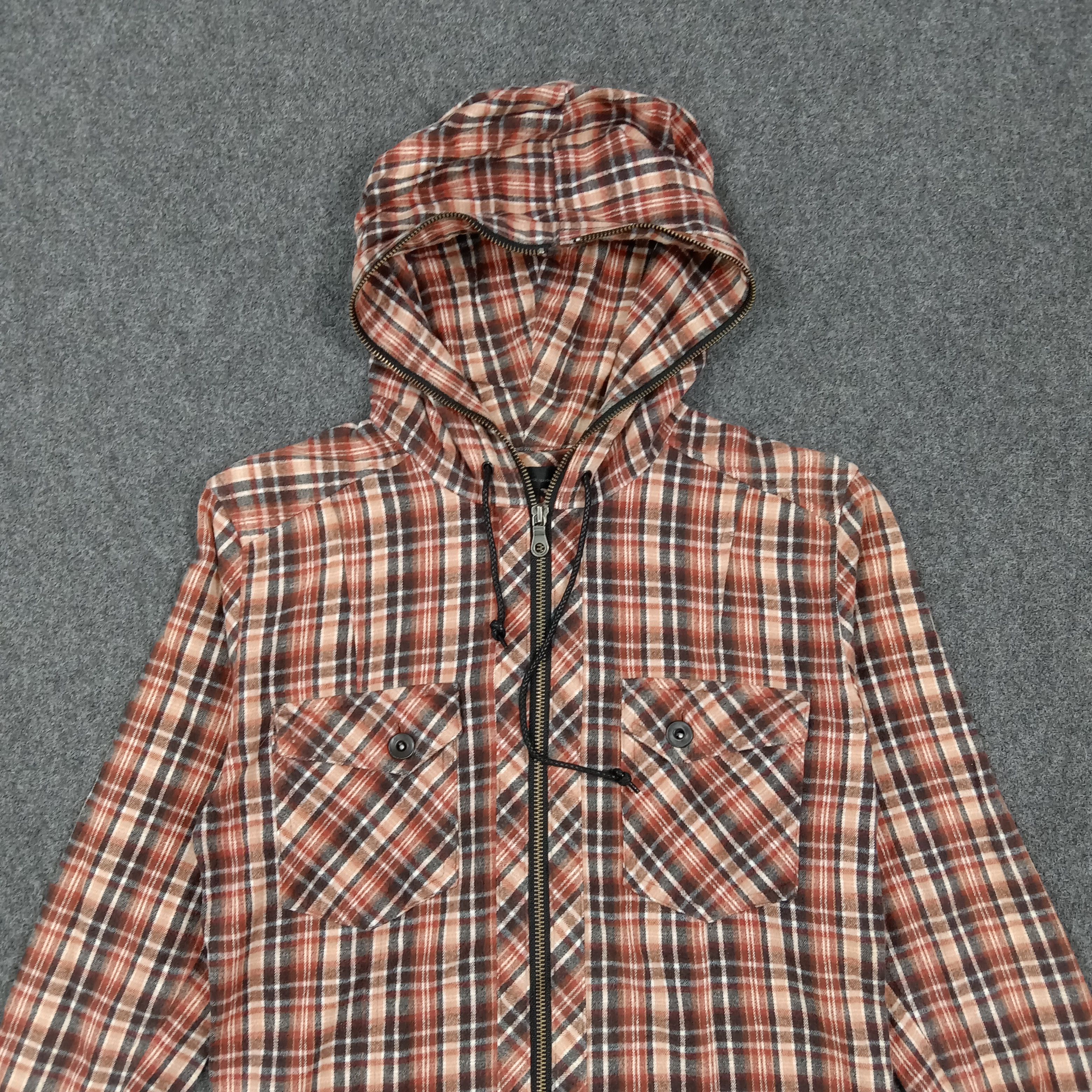 Schlussel SCHLÜSSEL Japanese Brand Grunge Flannel Jacket C283N16 Size US XS / EU 42 / 0 - 2 Thumbnail