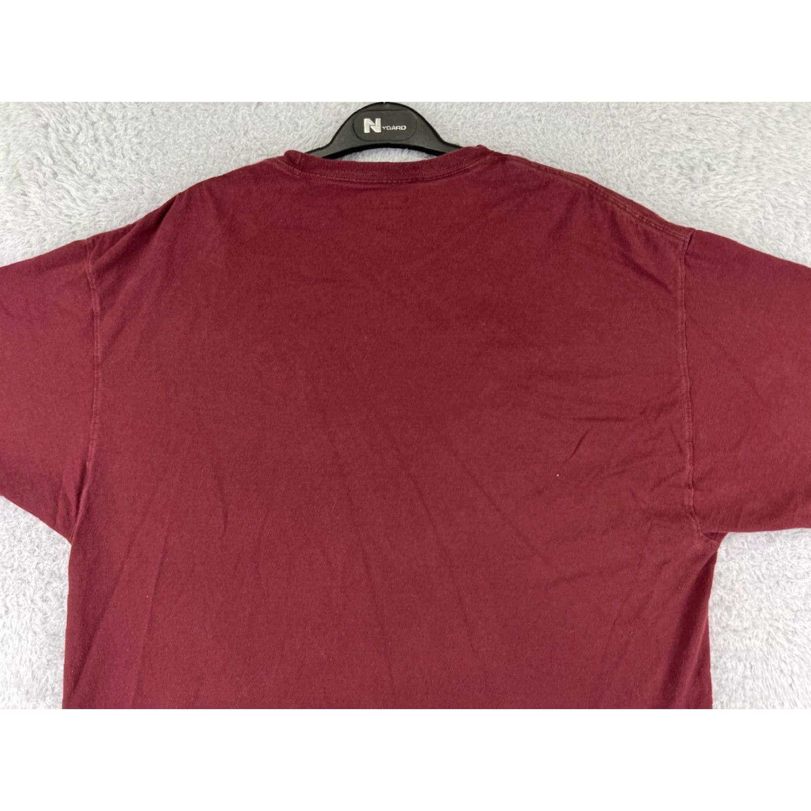 Champion Champion Shirt XL Mens Red Cotton Short Sleeve Crew Embroidered Logo Jersey All Seasons Sports 90s Inspired Size US XL / EU 56 / 4 - 6 Thumbnail