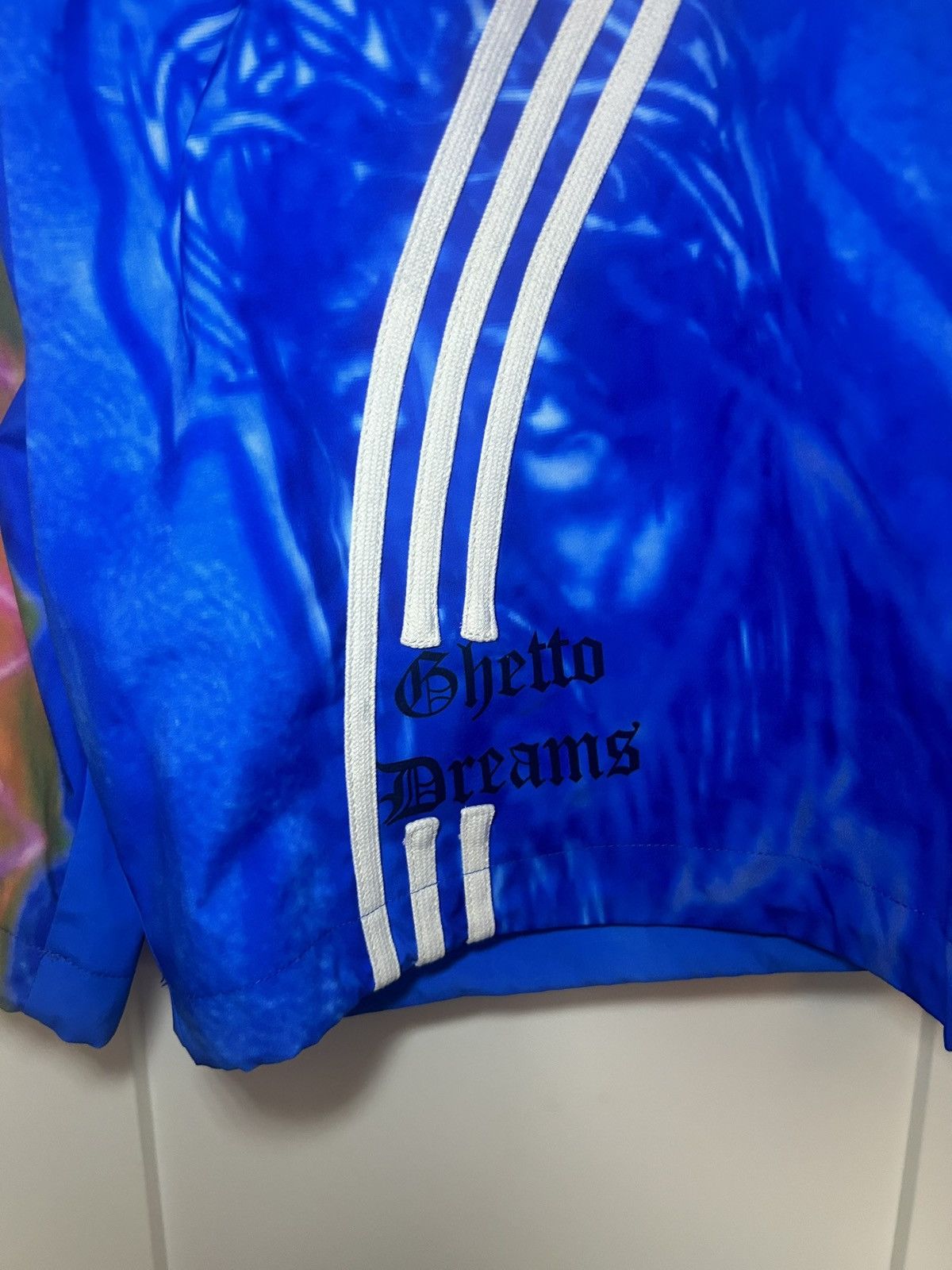 Ghetto Rodeo Ghetto Dreams Virgin Mary Guadalupe track shorts Size US 36 / EU 52 - 4 Thumbnail