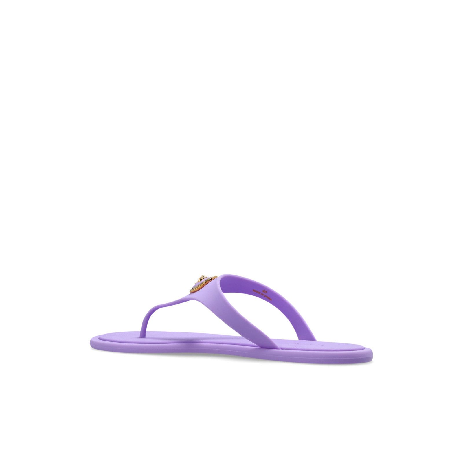 Versace VERSACE Purple Rubber Thong Flip Flops New And Authentic (Wo Size US 9 / IT 39 - 3 Thumbnail