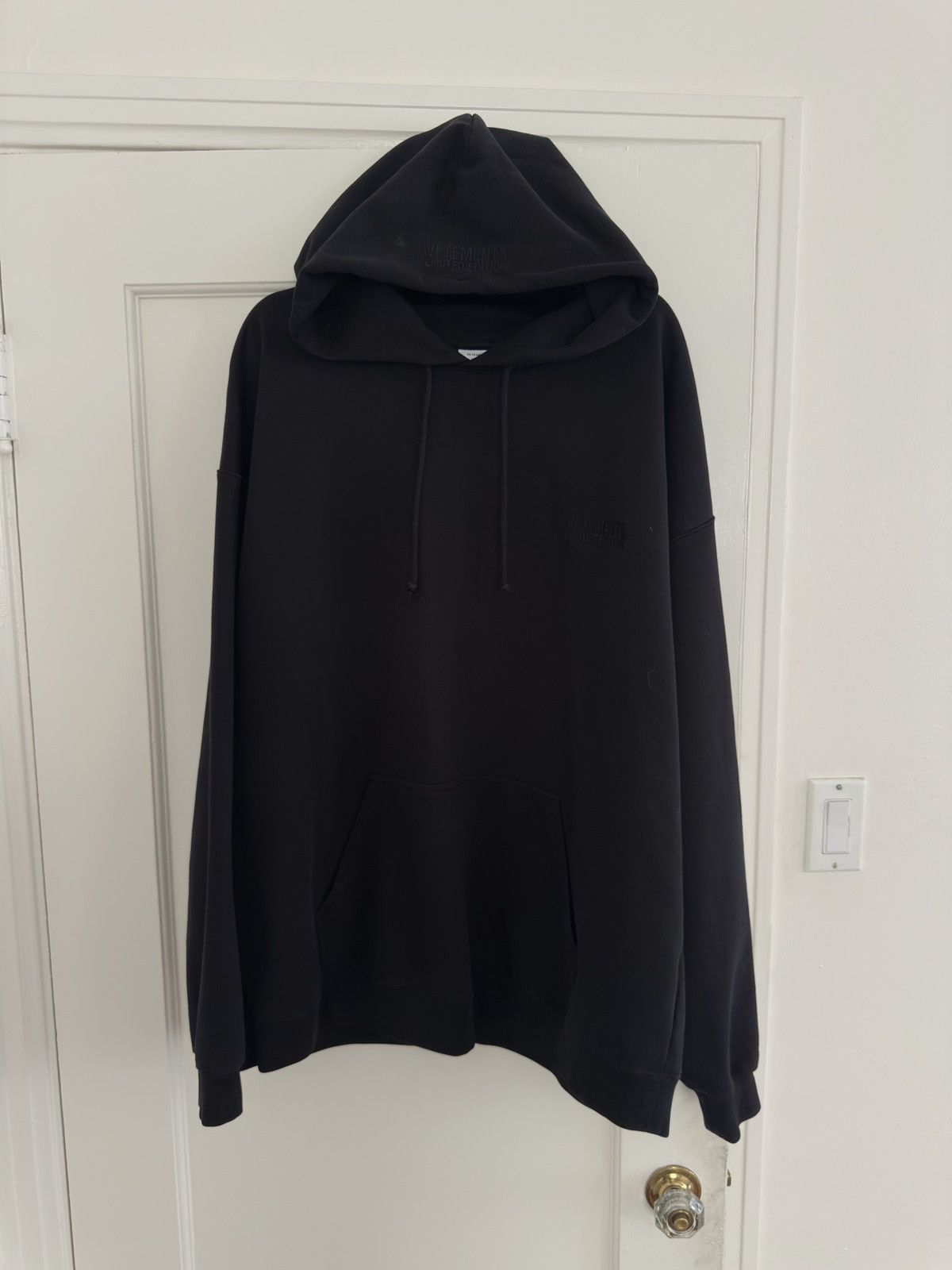 Vetements Vetements Black/Black Hoodie Size US XL / EU 56 / 4 - 2 Thumbnail