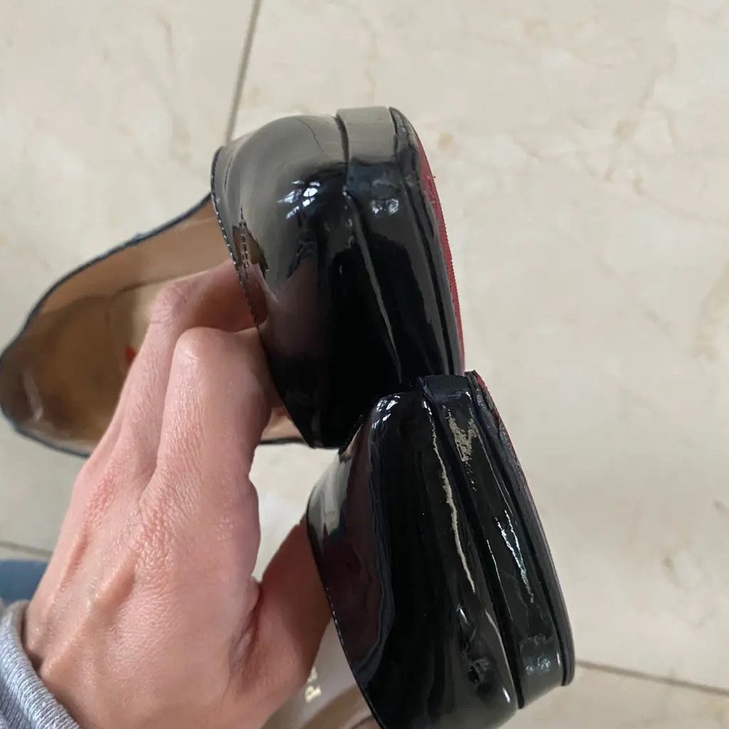 Christian Louboutin Christian Louboutin Black Platform Pumps Heels Size 37 Size US 6.5 / IT 36.5 - 5 Thumbnail