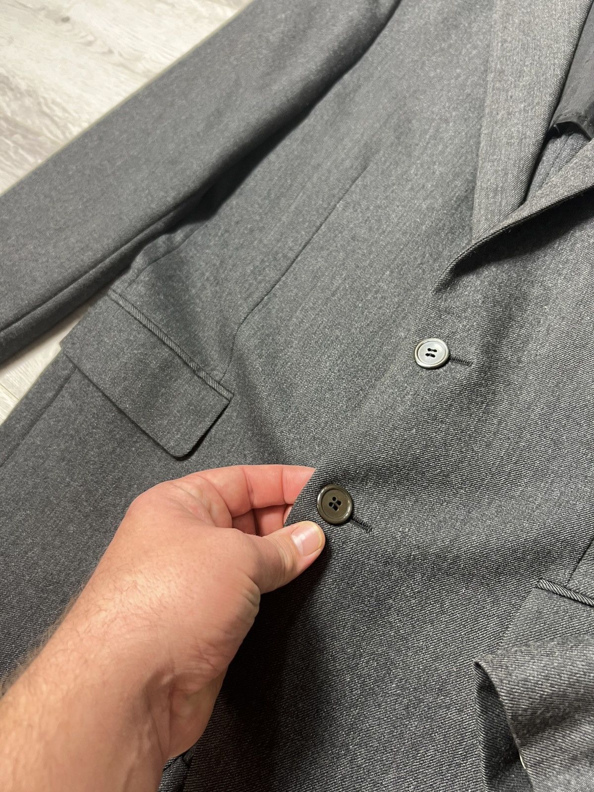 Prada Prada Milano 2 Button Wool Blazer Jacket Size 50R Size 40R - 10 Thumbnail