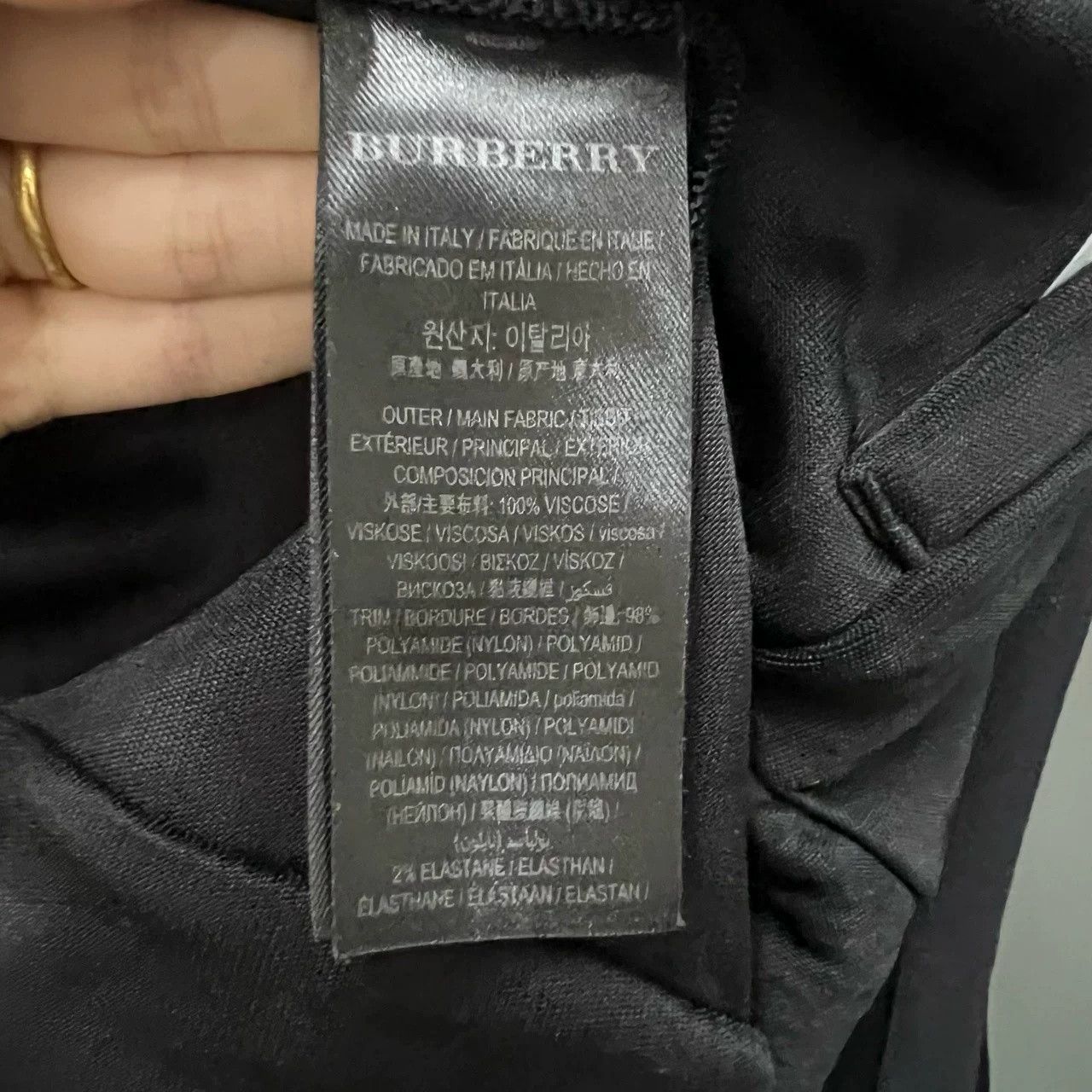 Burberry Burberry Black Zip Jacket Size US M / EU 48-50 / 2 - 4 Thumbnail