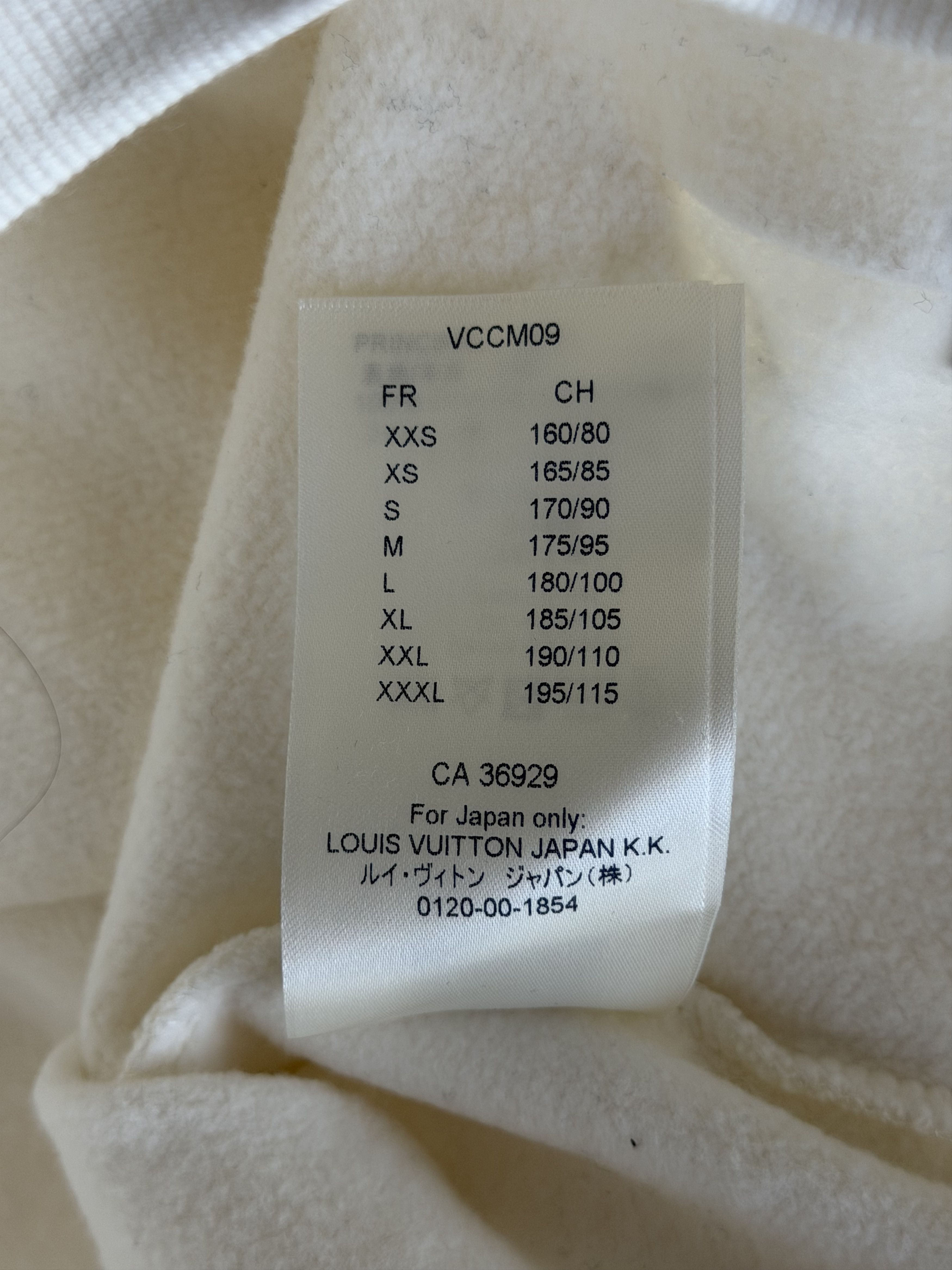 Louis Vuitton Louis Vuitton White Staples Hoodie Size US L / EU 52-54 / 3 - 6 Thumbnail