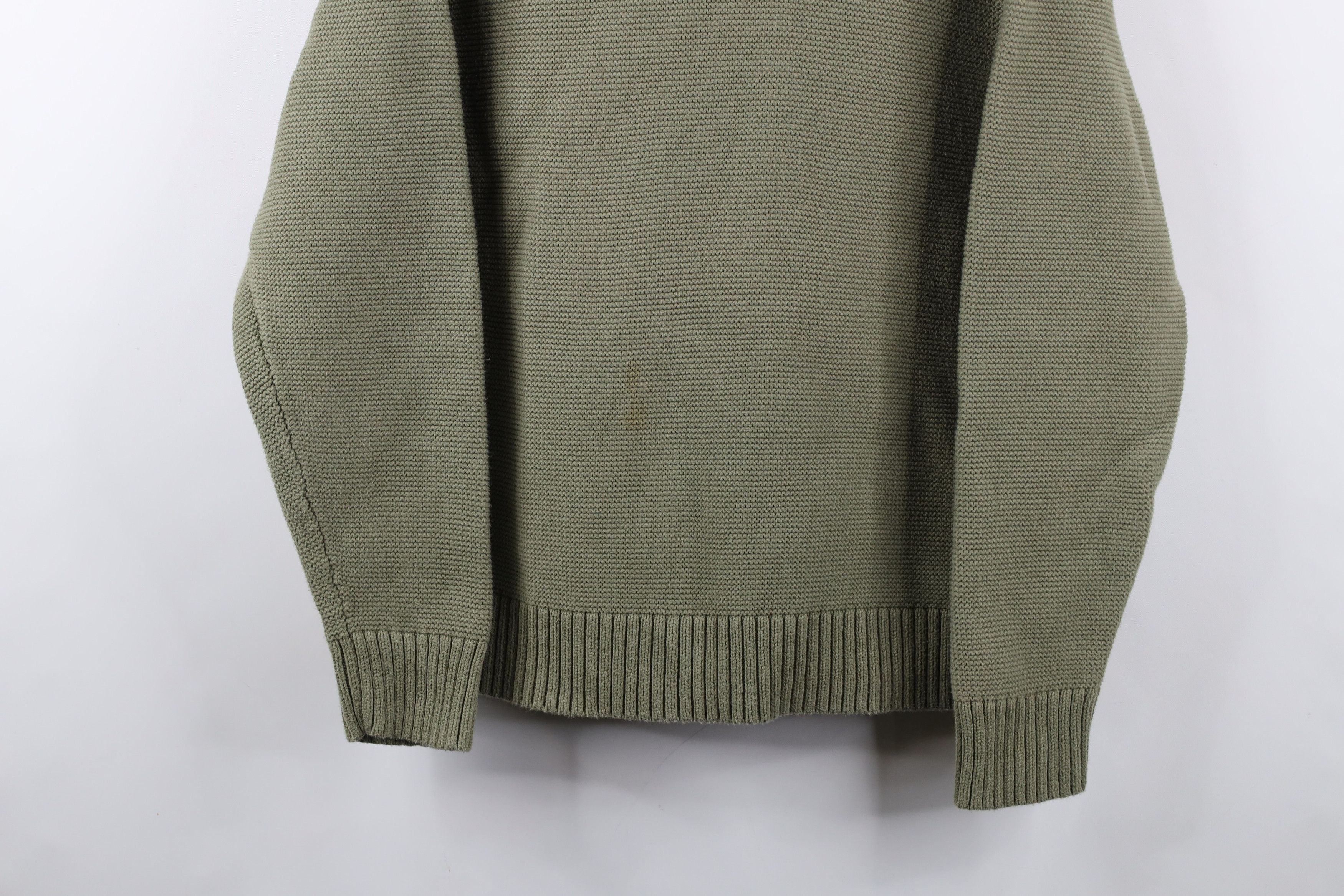 J.Crew × Vintage J Crew Blank Heavyweight Organic Cotton Thermal Knit Sweater Size US L / EU 52-54 / 3 - 3 Thumbnail