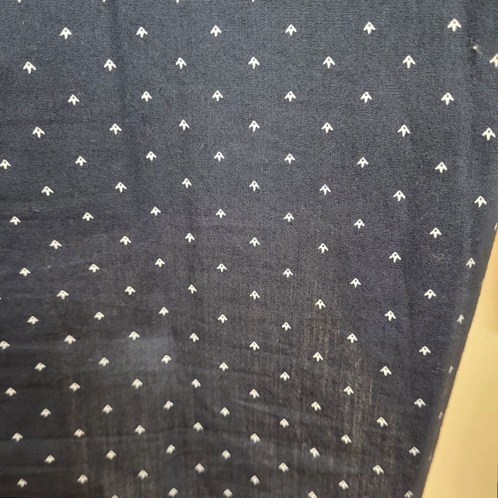Perry Ellis VINTAGE Perry Ellis Shirt Men's XL Blue/White Arrowhead Print Long Sleeve Button-Up Size US XL / EU 56 / 4 - 7 Thumbnail
