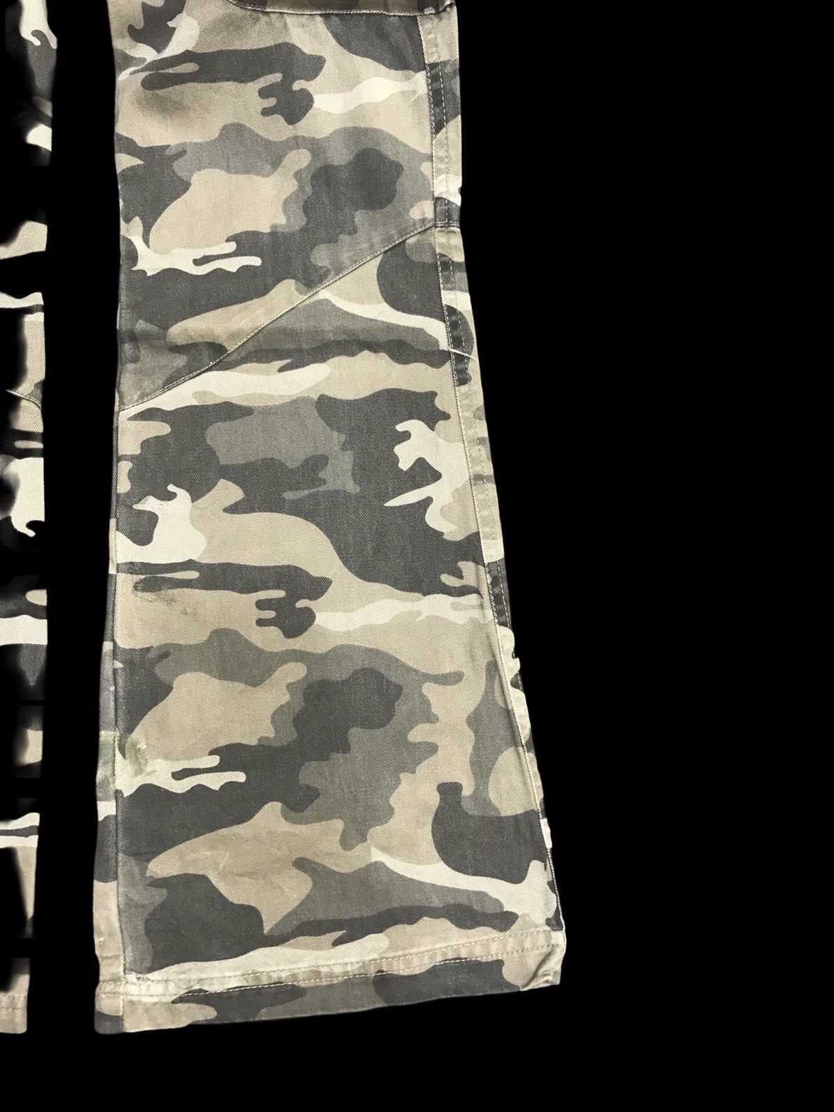 Japanese Brand 💥FLARE💥CLONEDEVGRU Japan Designer Camo Cargo Pant F80 Size US 29 - 6 Thumbnail