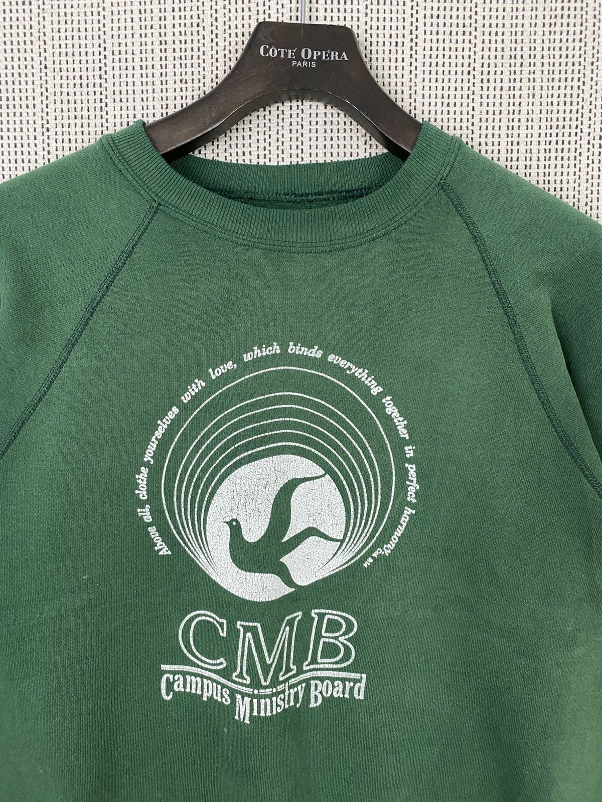 Vintage Vtg 80s campus ministry board sweatshirt crewneck sunfaded Size US L / EU 52-54 / 3 - 6 Thumbnail