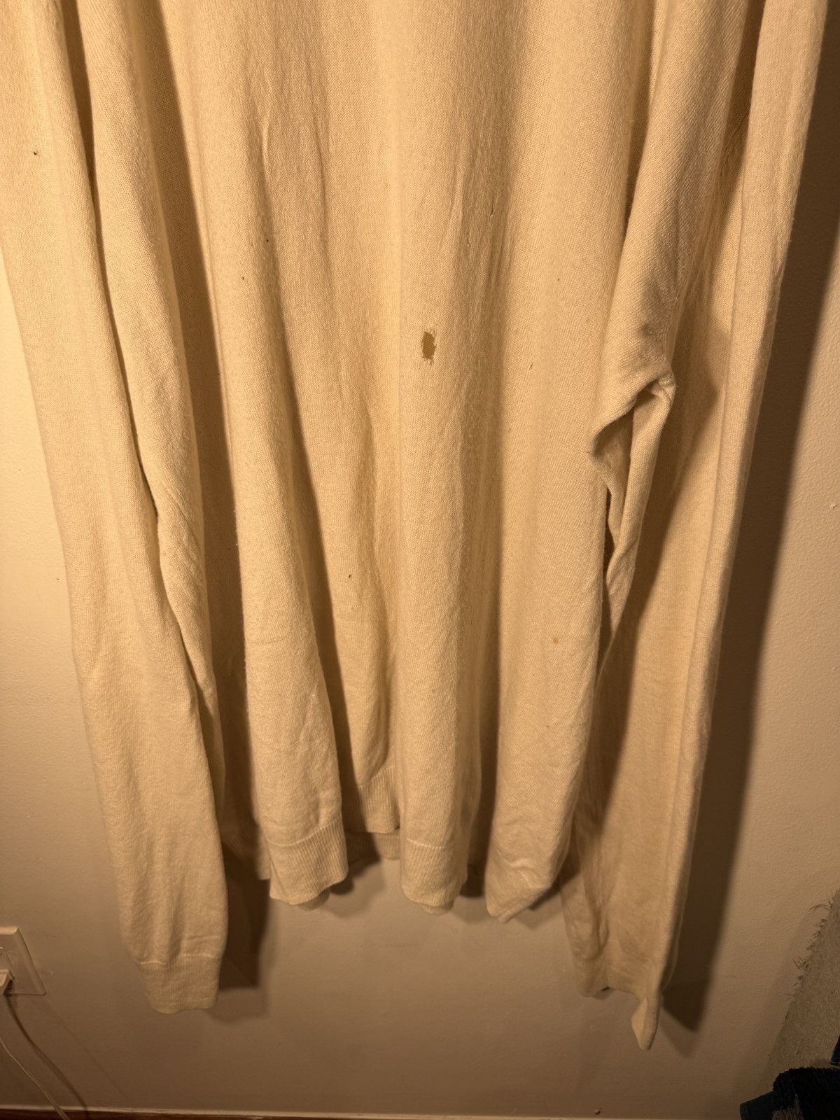 H&M × Maison Margiela Cream oversized turtlneck Size US XL / EU 56 / 4 - 4 Thumbnail
