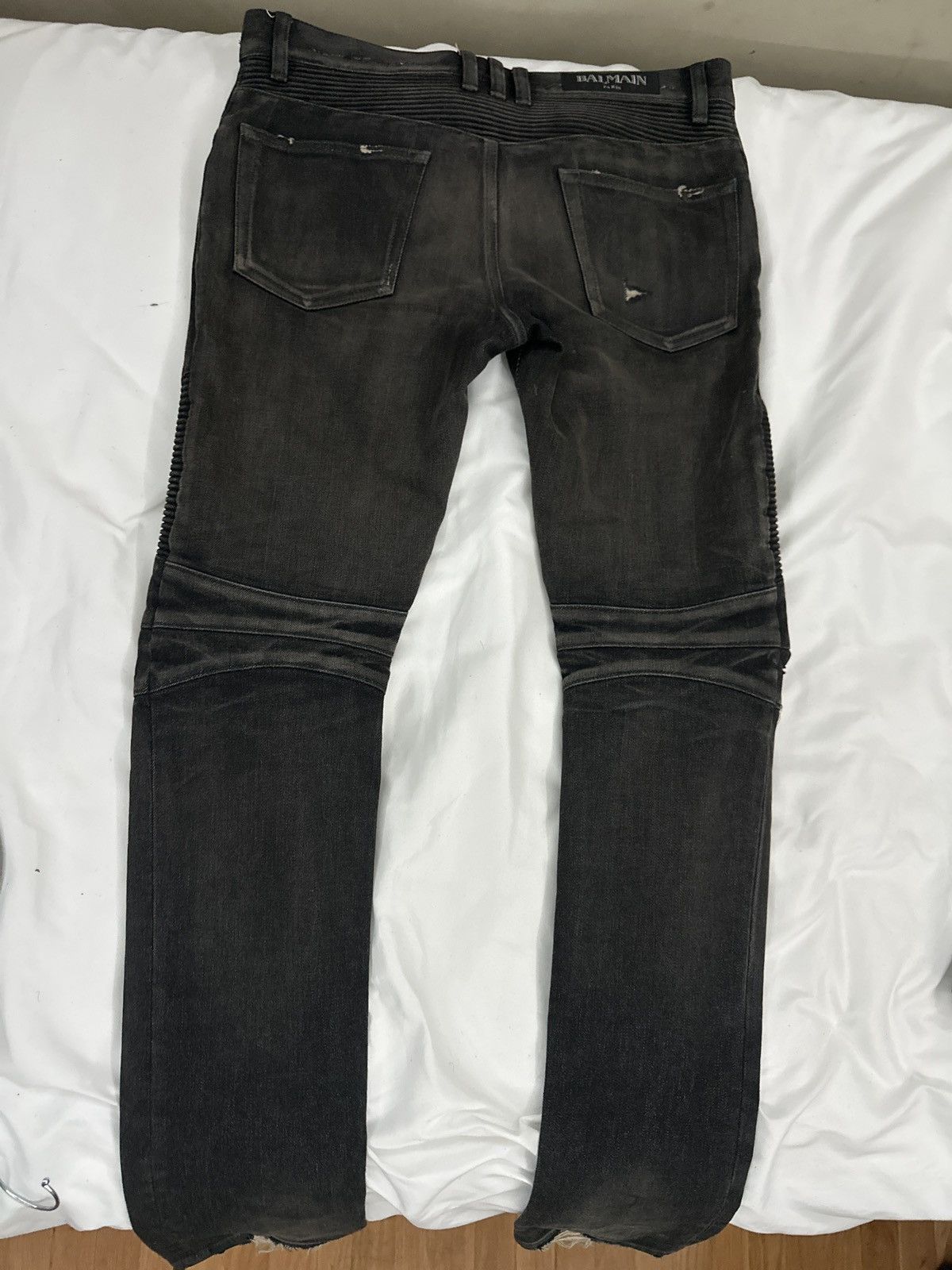Balmain Balmain Biker Jeans Size US 29 - 2 Thumbnail