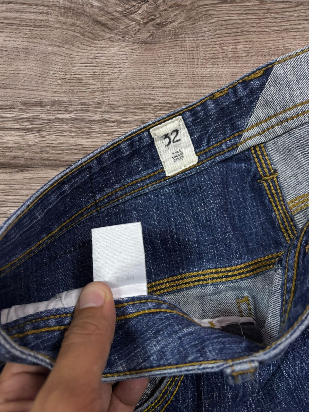 Volcom Deadstock Volcom Asymmetrical Graphic Back Pocket Jeans Size US 32 / EU 48 - 8 Thumbnail