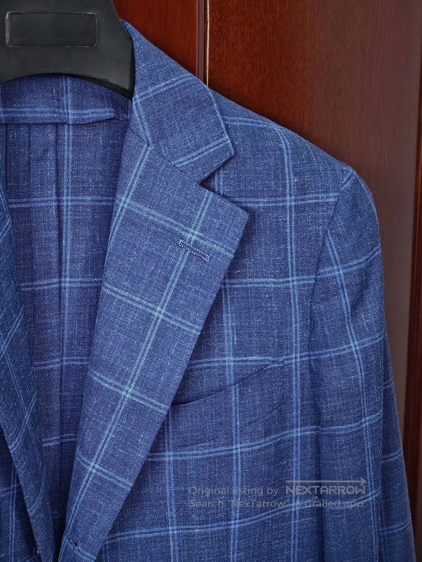 Loro Piana Loro Piana Blue Check Blazer. Size US S / EU 44-46 / 1 - 2 Thumbnail
