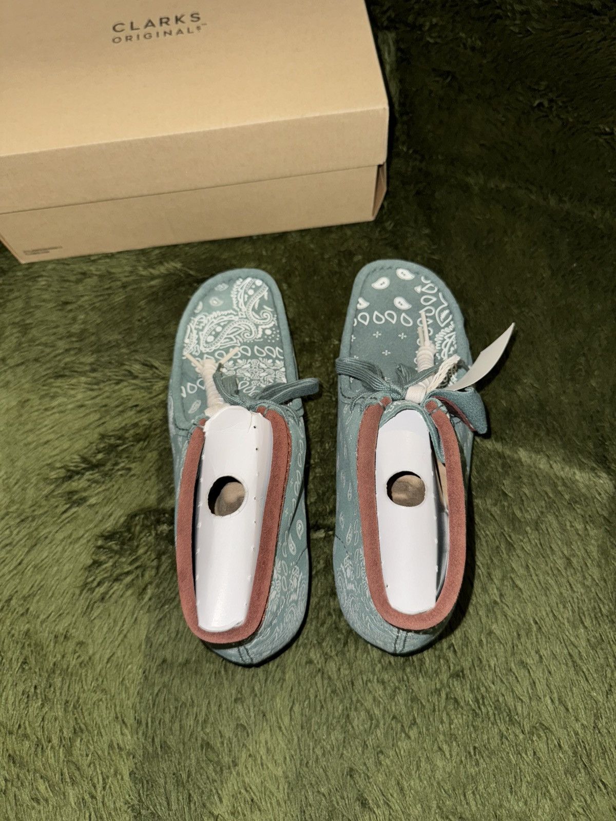 Clarks [UK 8] Clarks Wallabee Boot Paisley Green Size US 8.5 / EU 41-42 - 3 Thumbnail