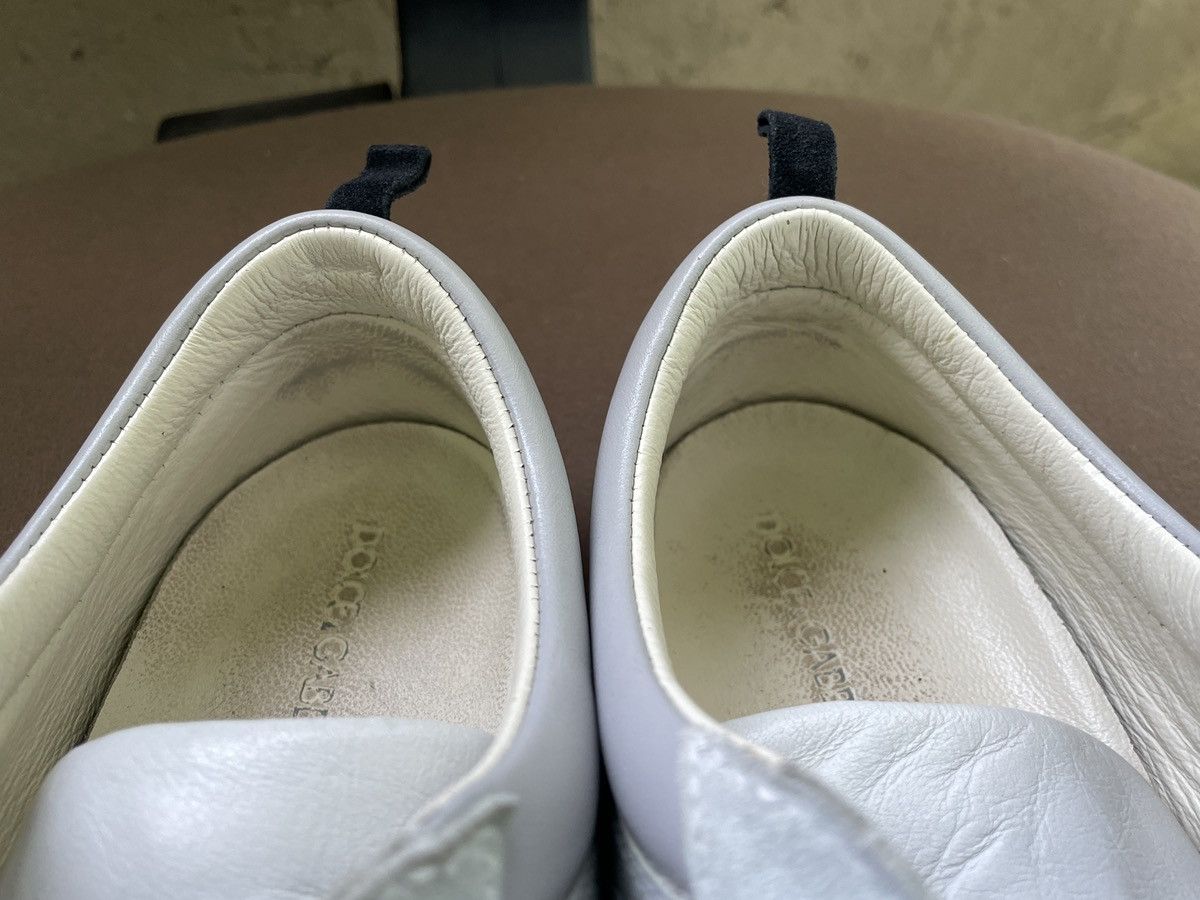Dolce & Gabbana Dolce & Gabbana Women’s White grey Leather Sneakers Size US 6 / IT 36 - 16 Thumbnail