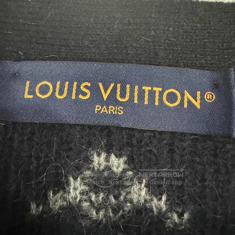 Louis Vuitton Louis Vuitton Old Floral Contrast Mohair Cardigan Jacket Size US XL / EU 56 / 4 - 3 Thumbnail
