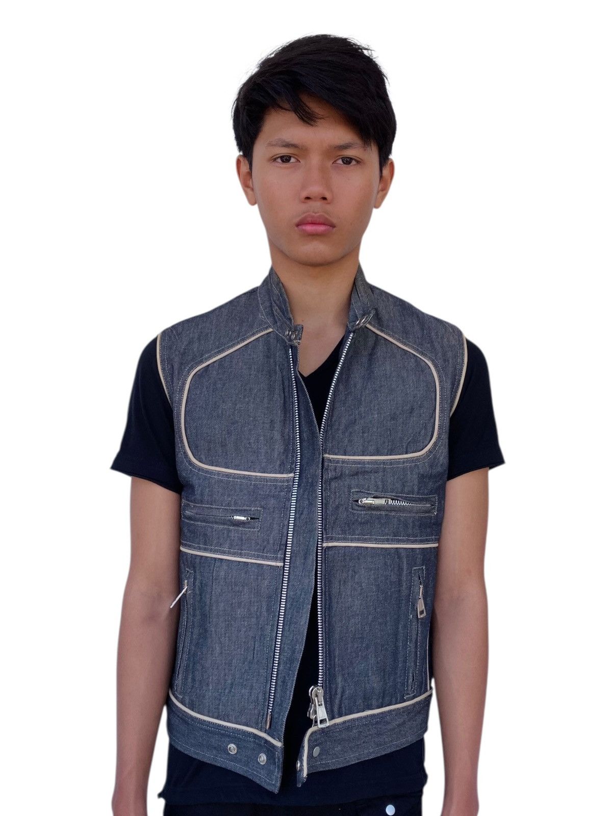 Dsquared2 2000s Dsquared - Heavyweight Cyber Vest Size US M / EU 48-50 / 2 - 3 Thumbnail