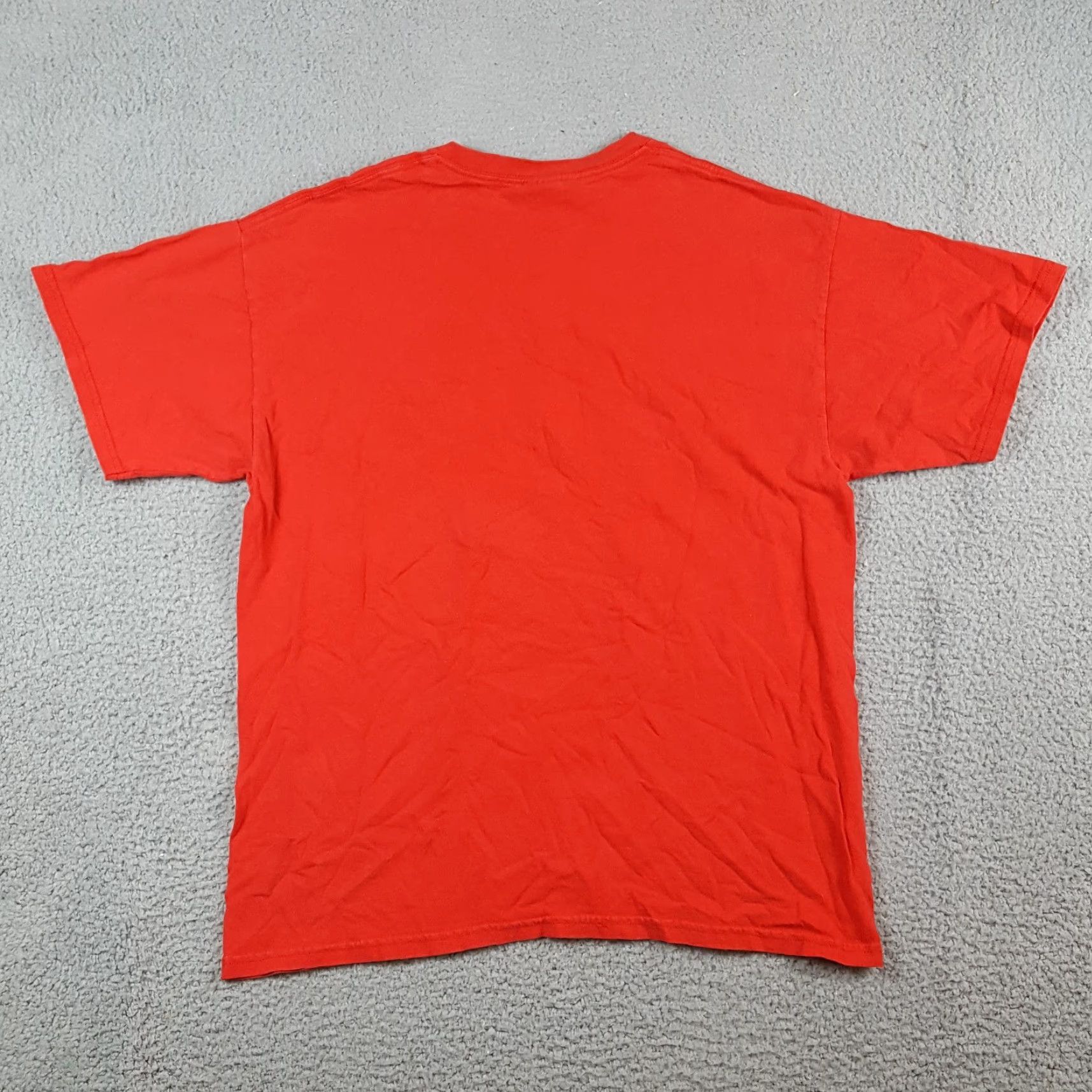 Gildan VINTAGE Ole Miss Rebels Rally Squirrel Football T Shirt Mens L Red Cotton Embroidered Logo College Y2K 90s 00s Football University Vintage Shirt Size US L / EU 52-54 / 3 - 5 Thumbnail