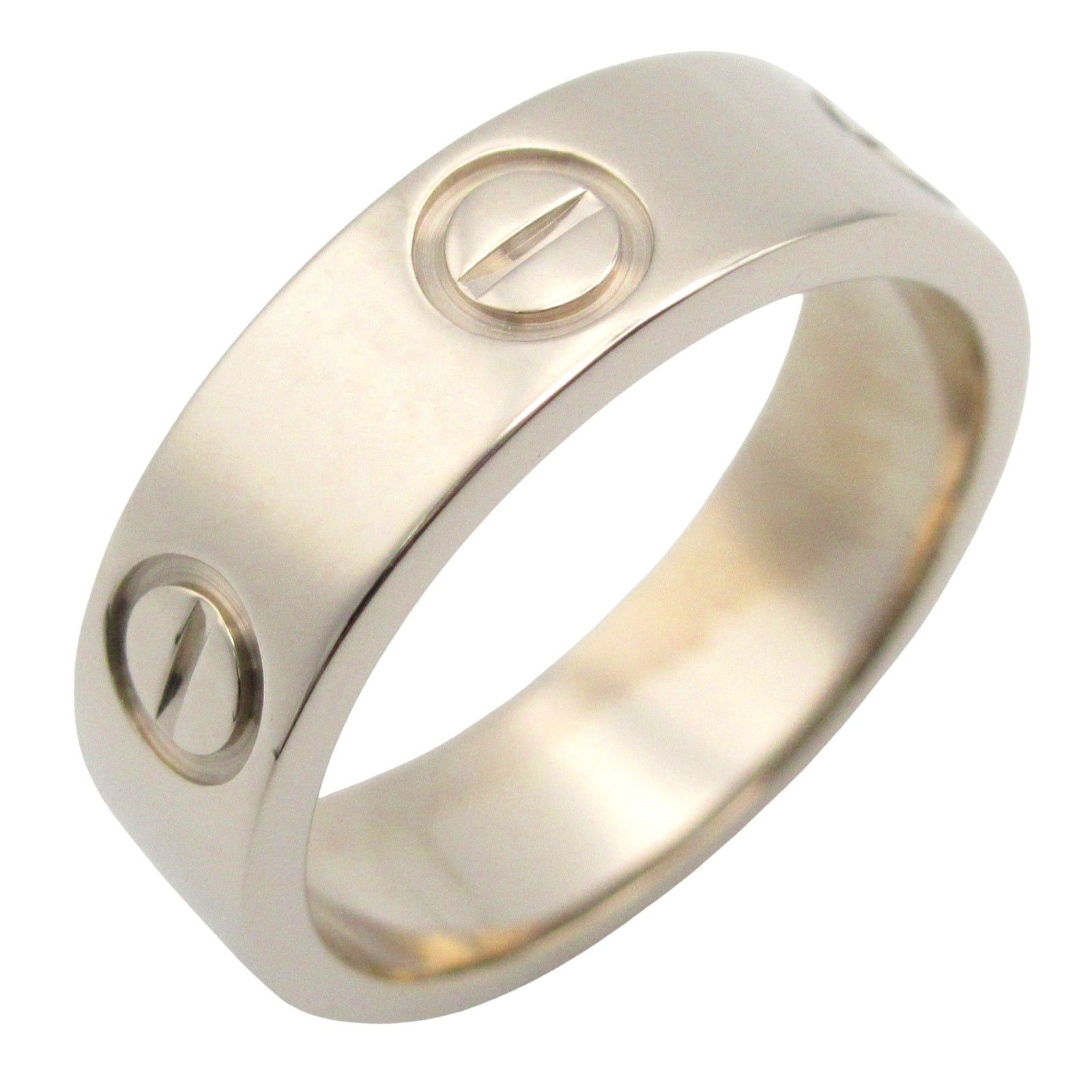 Cartier Cartier Love Ring K18Wg (White Gold) Silver Size ONE SIZE - 1 Thumbnail