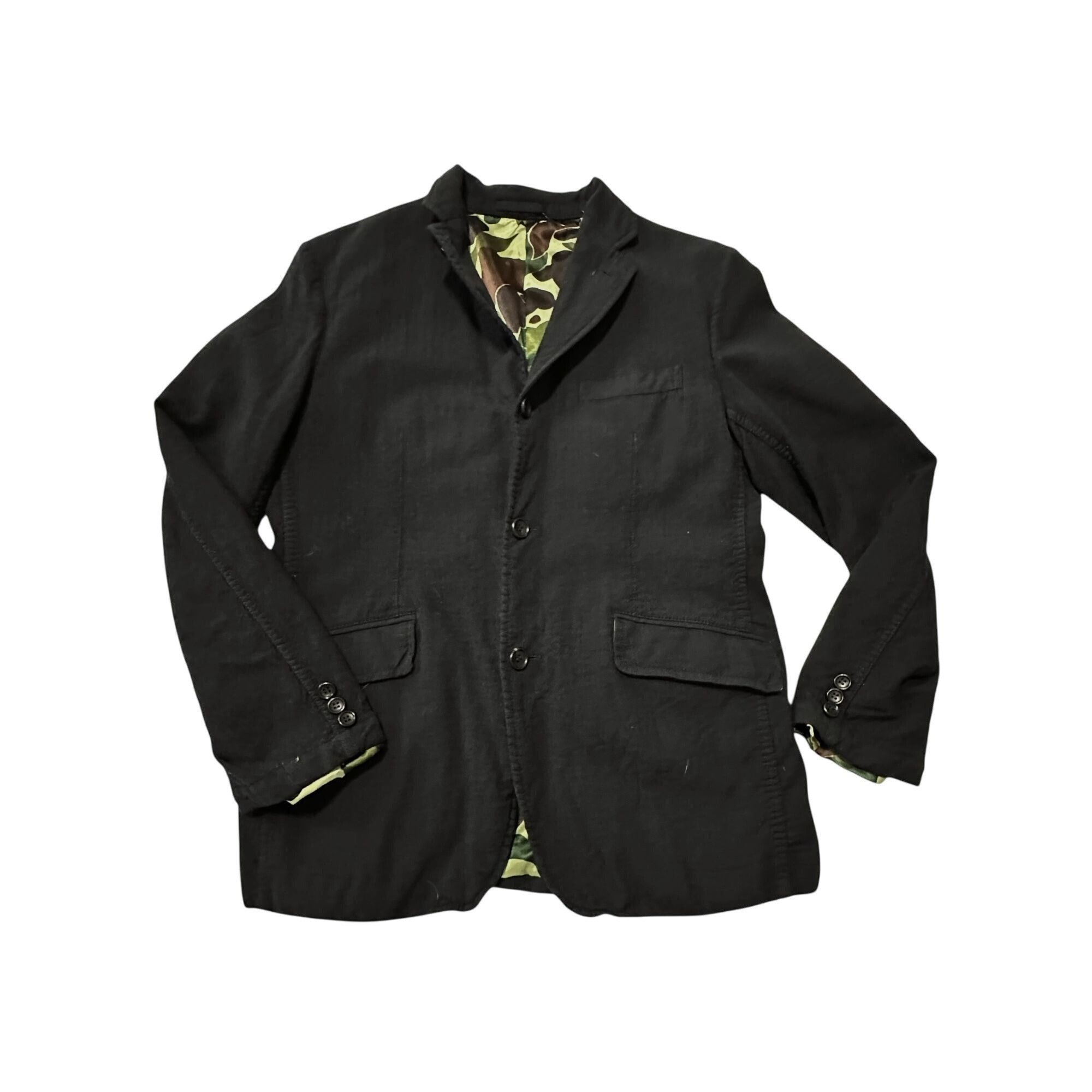 Comme des Garcons Homme Comme Des Garçons HOMME Black Wool Jacket, Size XS, AW2017 Size US XS / EU 42 / 0 - 8 Thumbnail